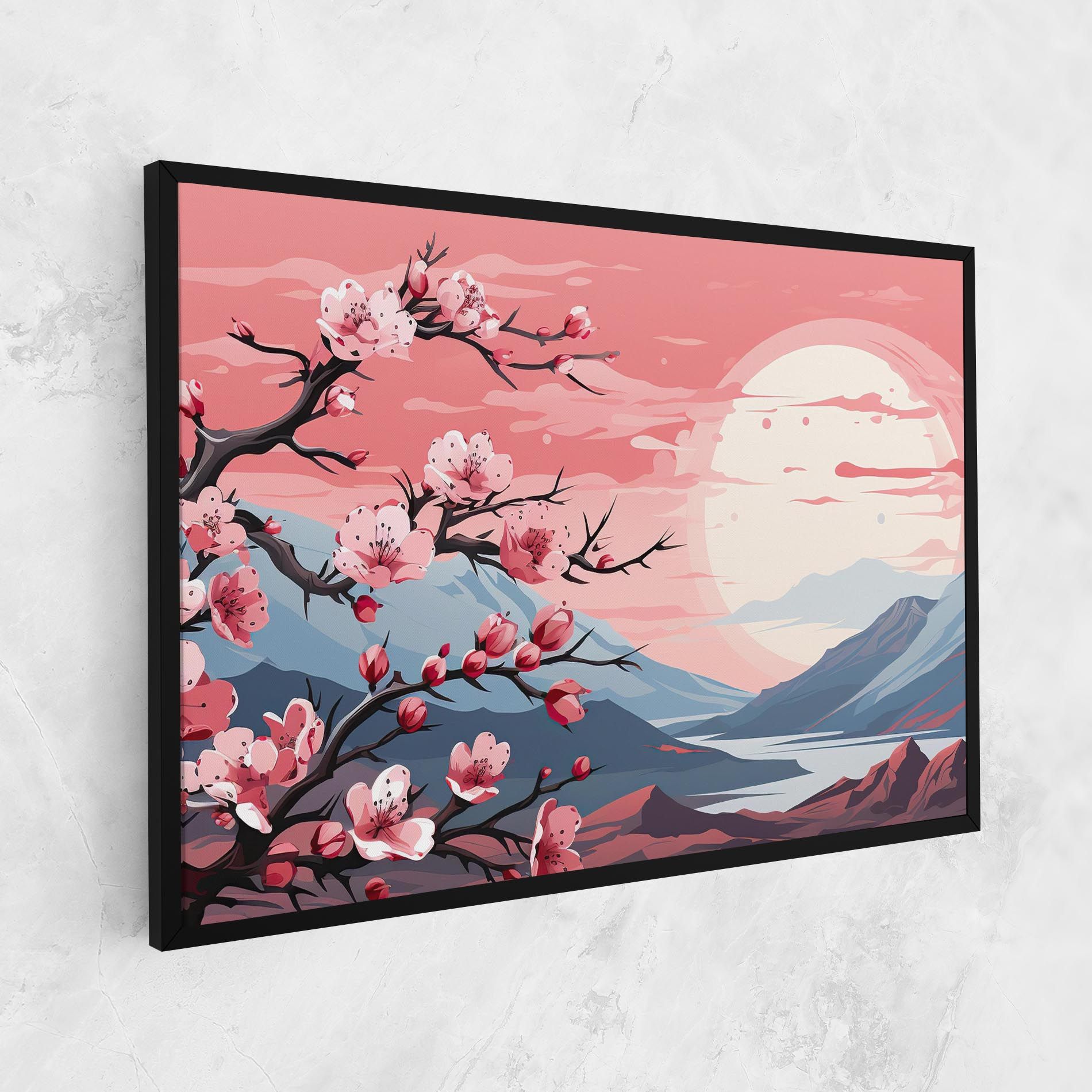 Chinese Cherry Blossoms mockup 1