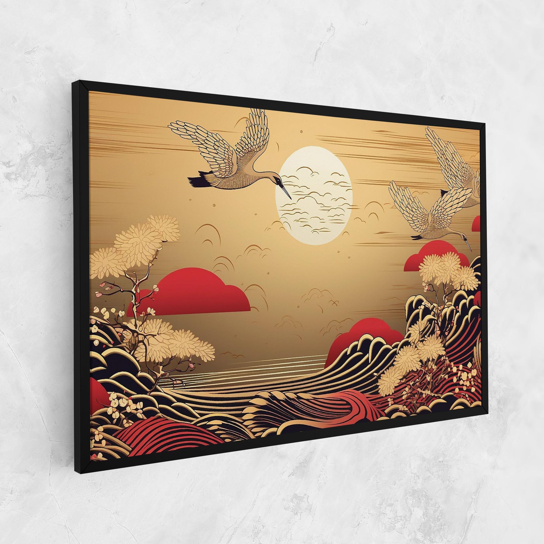 Leinwandbild Chinese Wind Art mockup 1