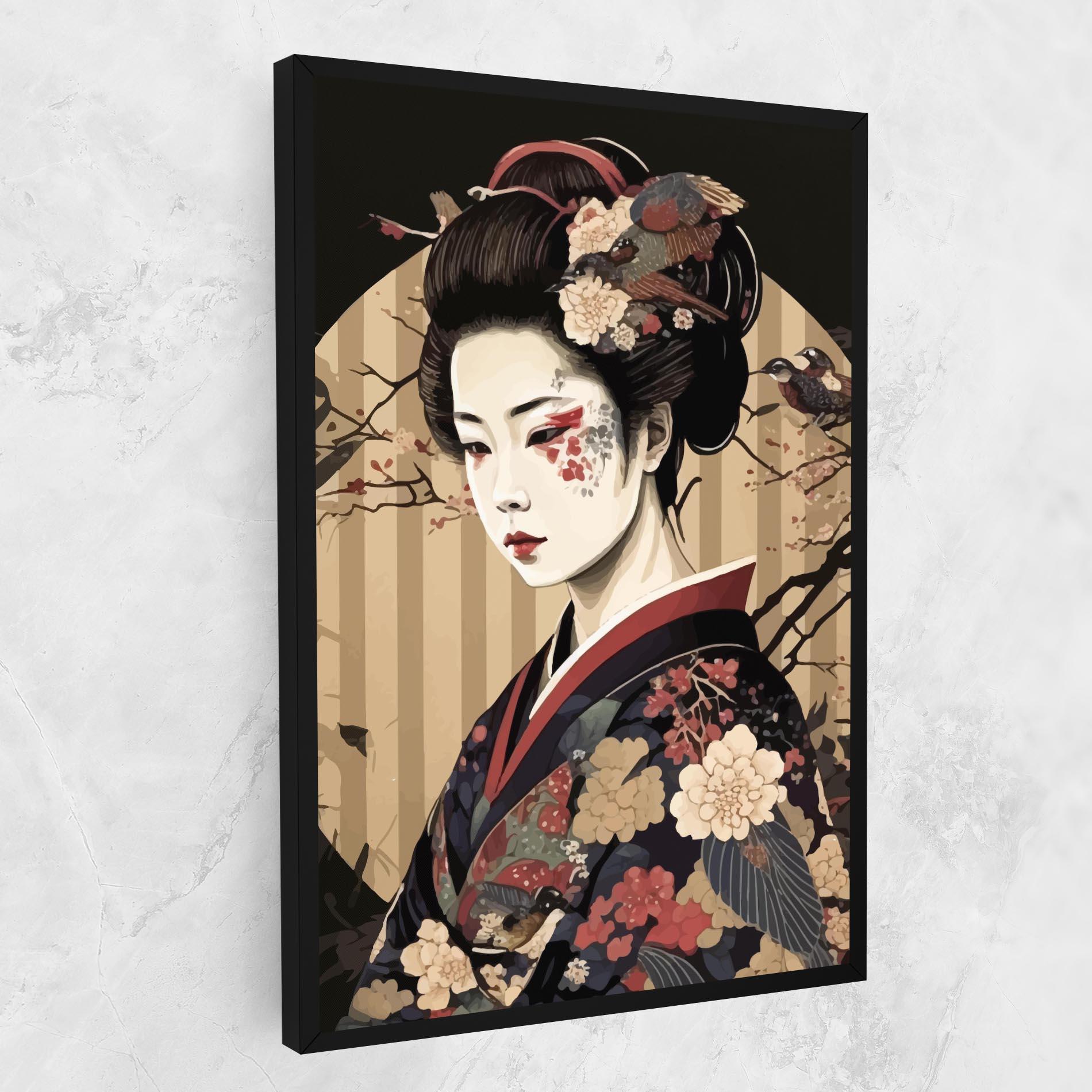 Leinwandbild Asiatic Lady mockup 1