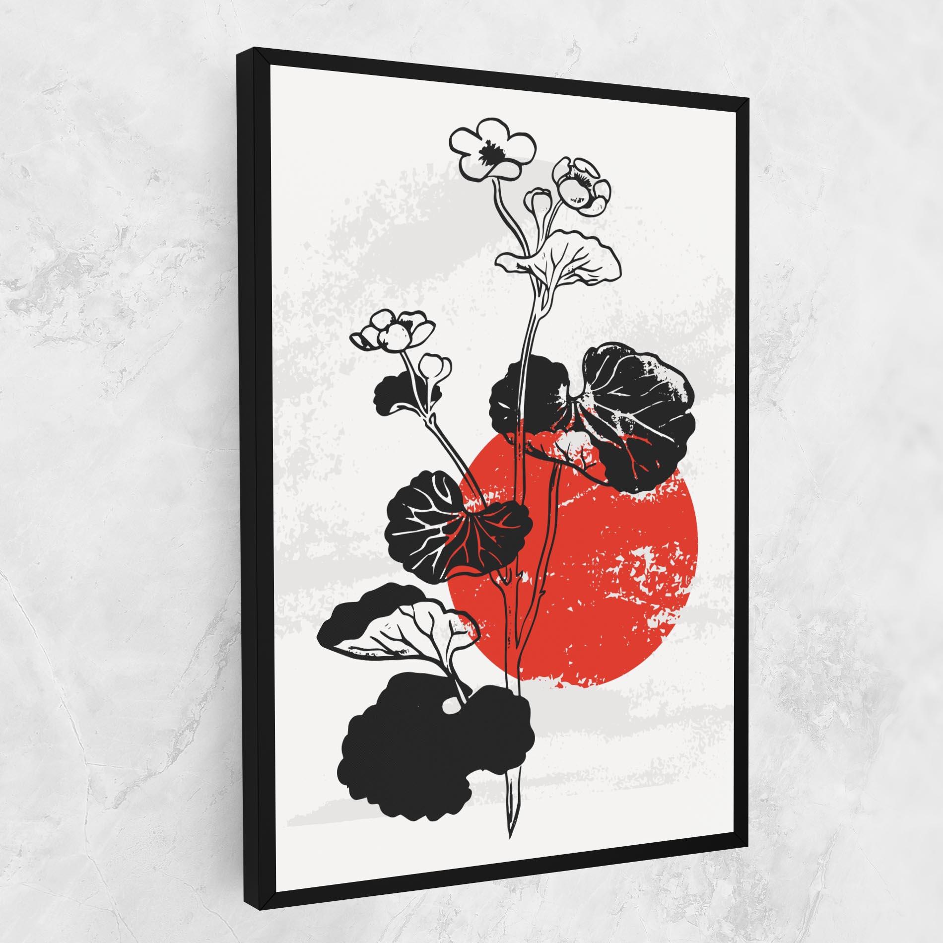 Leinwandbild Japan Plant Art mockup 1