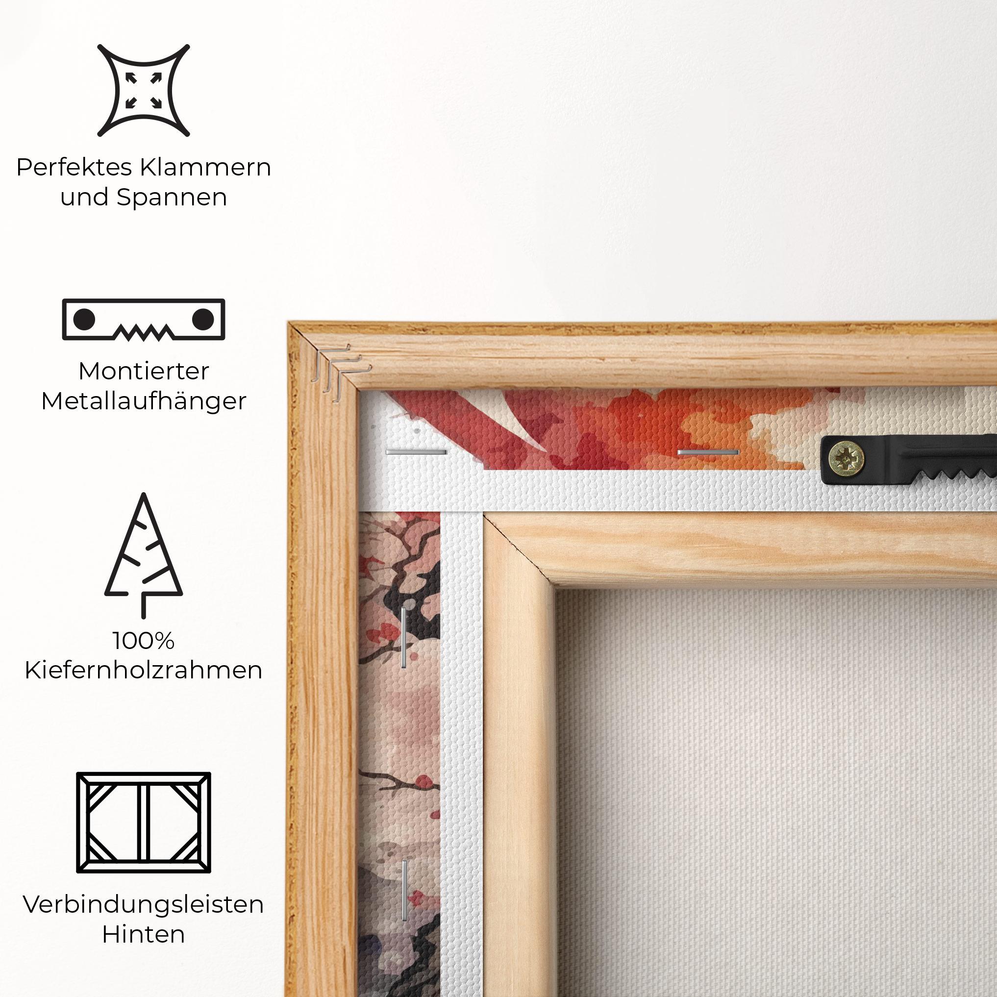 Leinwandbild Asiatic Blossom View mockup 5