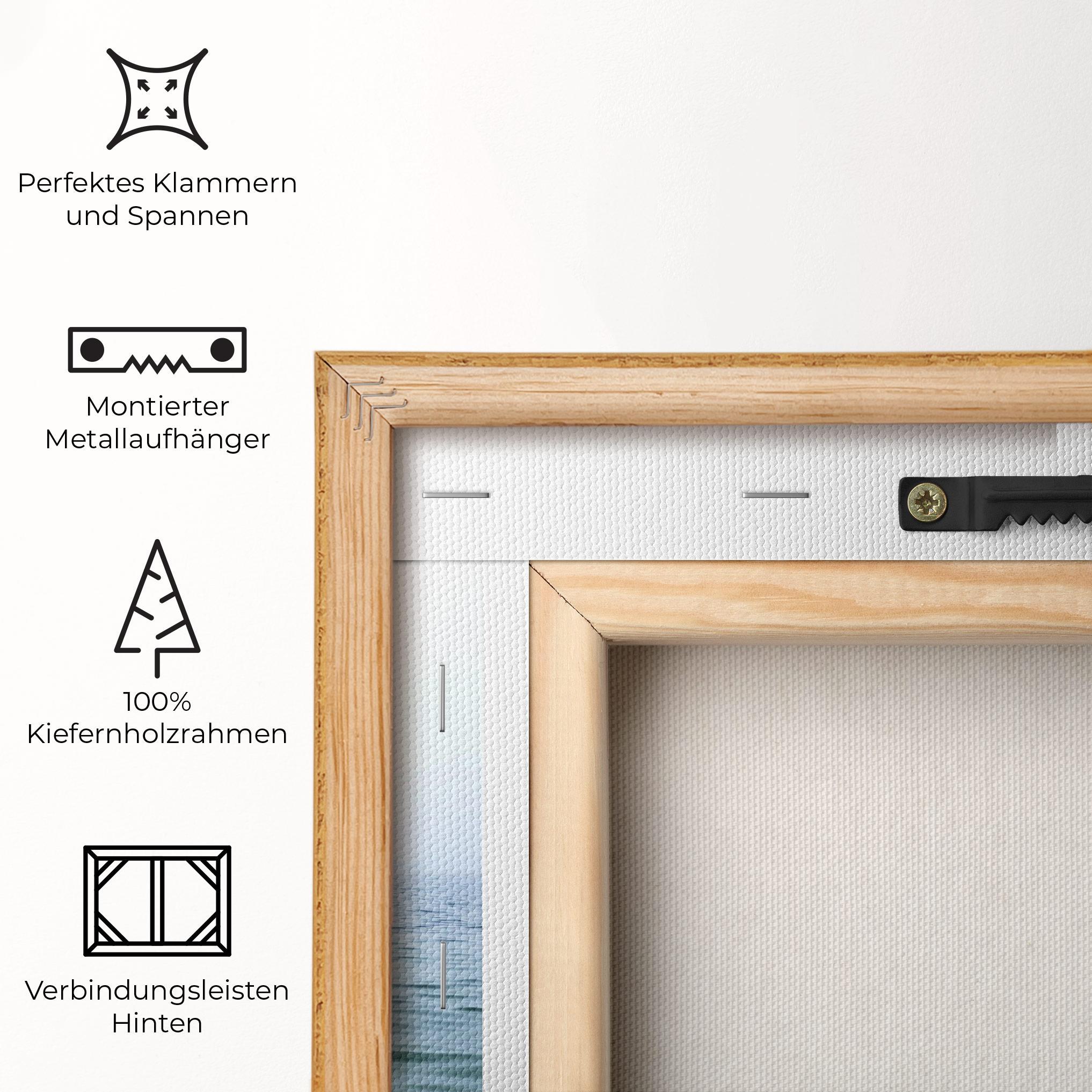 Leinwandbild Japan Lake Gate mockup 5