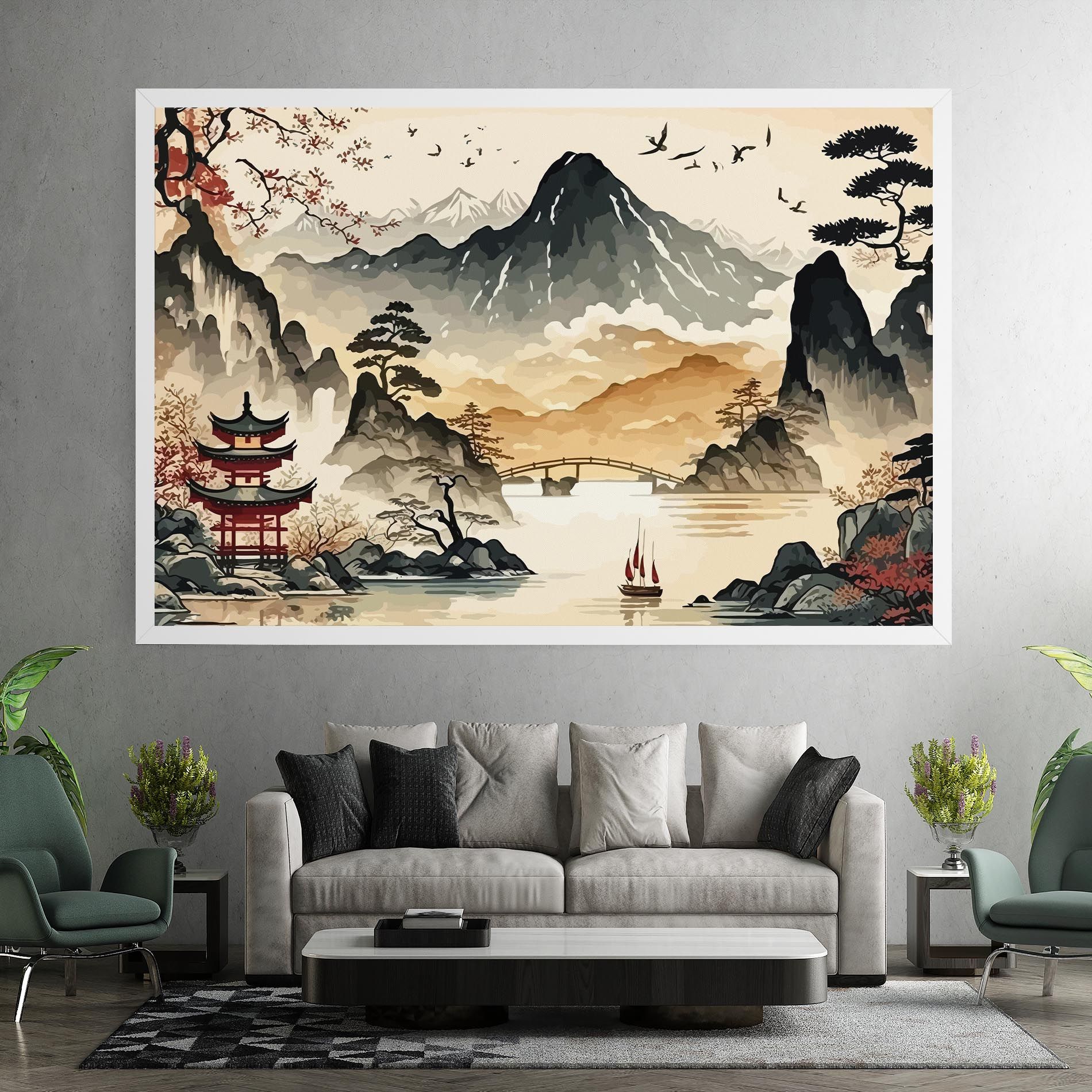 Asian Mountain View mockup 7
