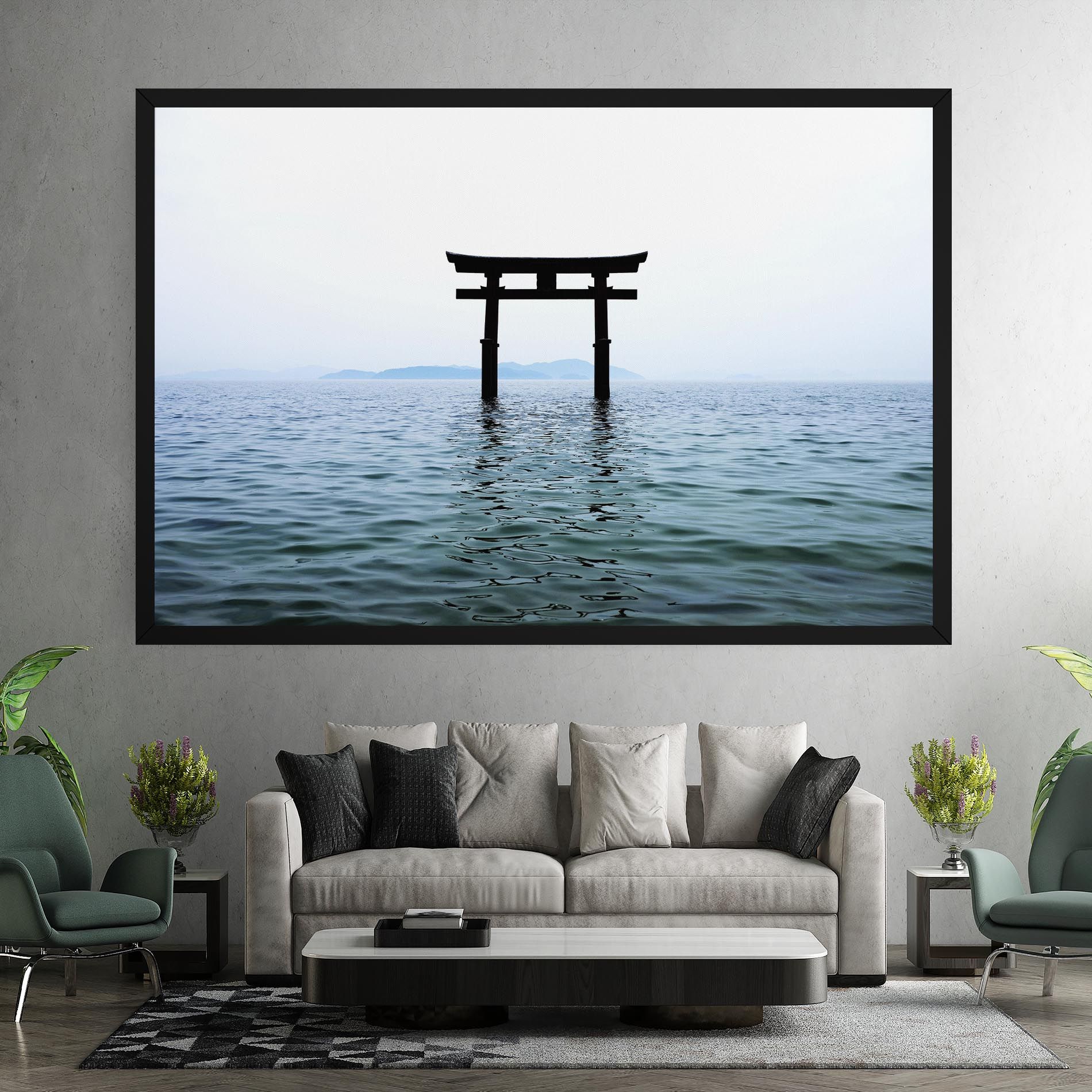 Japan Lake Gate mockup 7