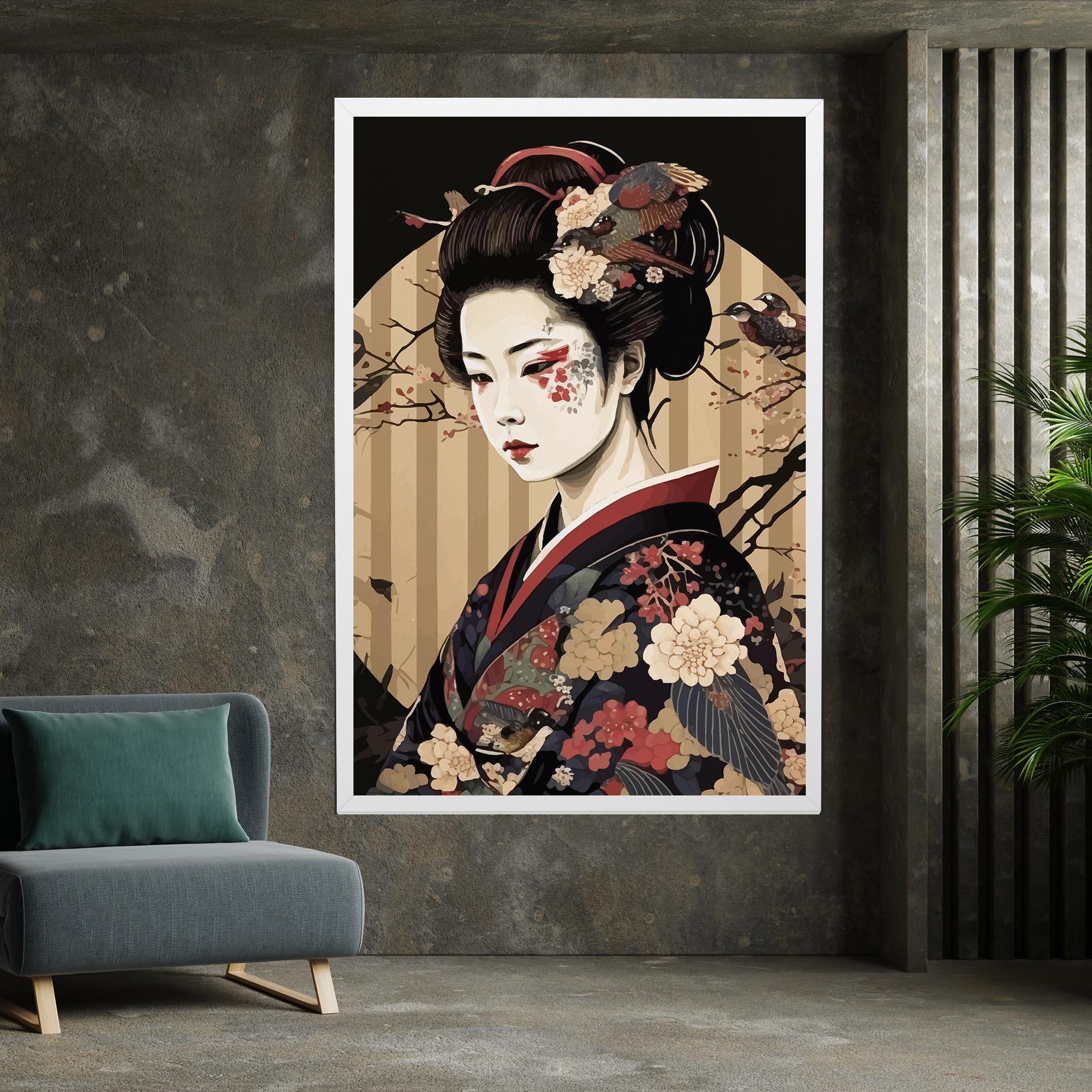 Leinwandbild Asiatic Lady mockup 7