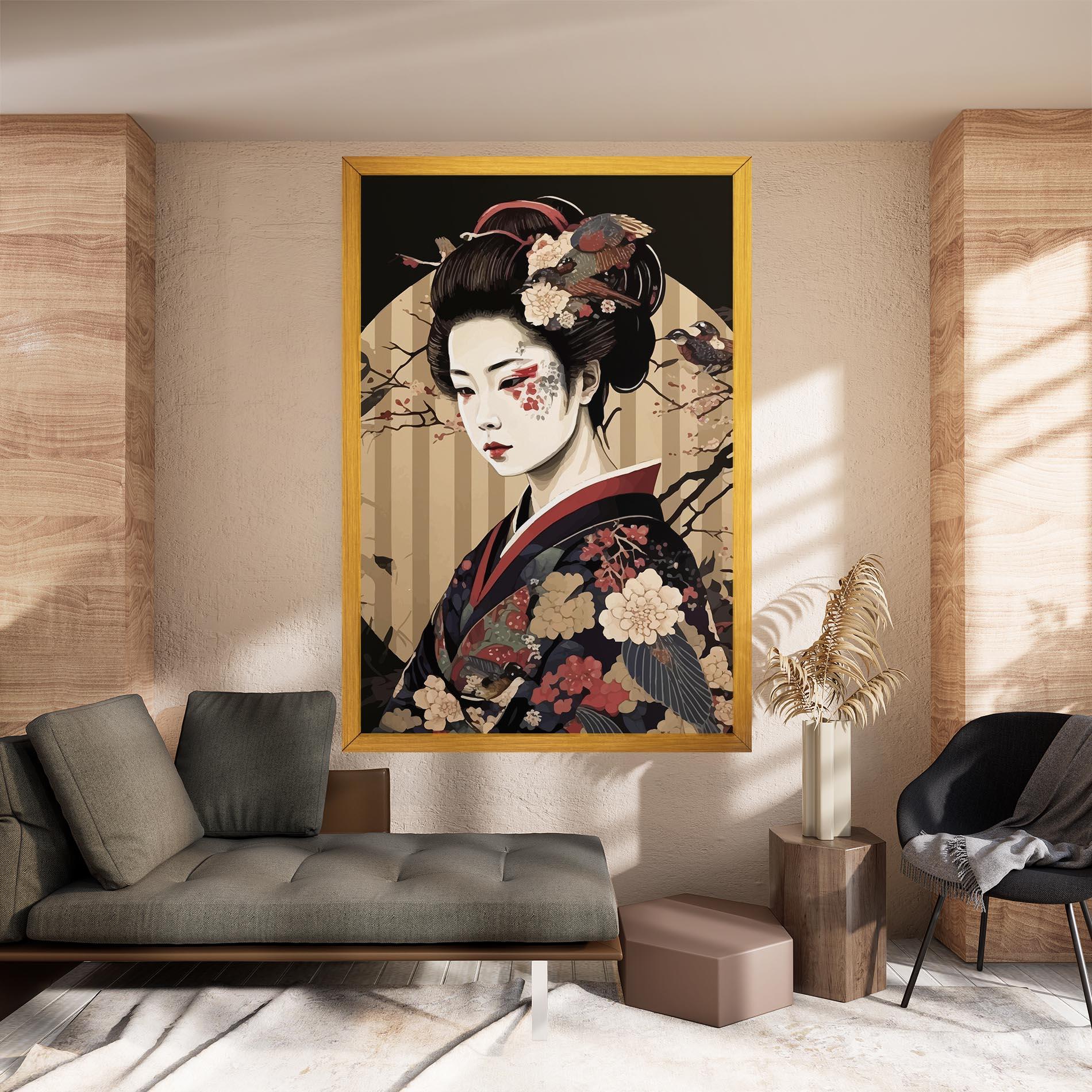 Leinwandbild Asiatic Lady mockup 8