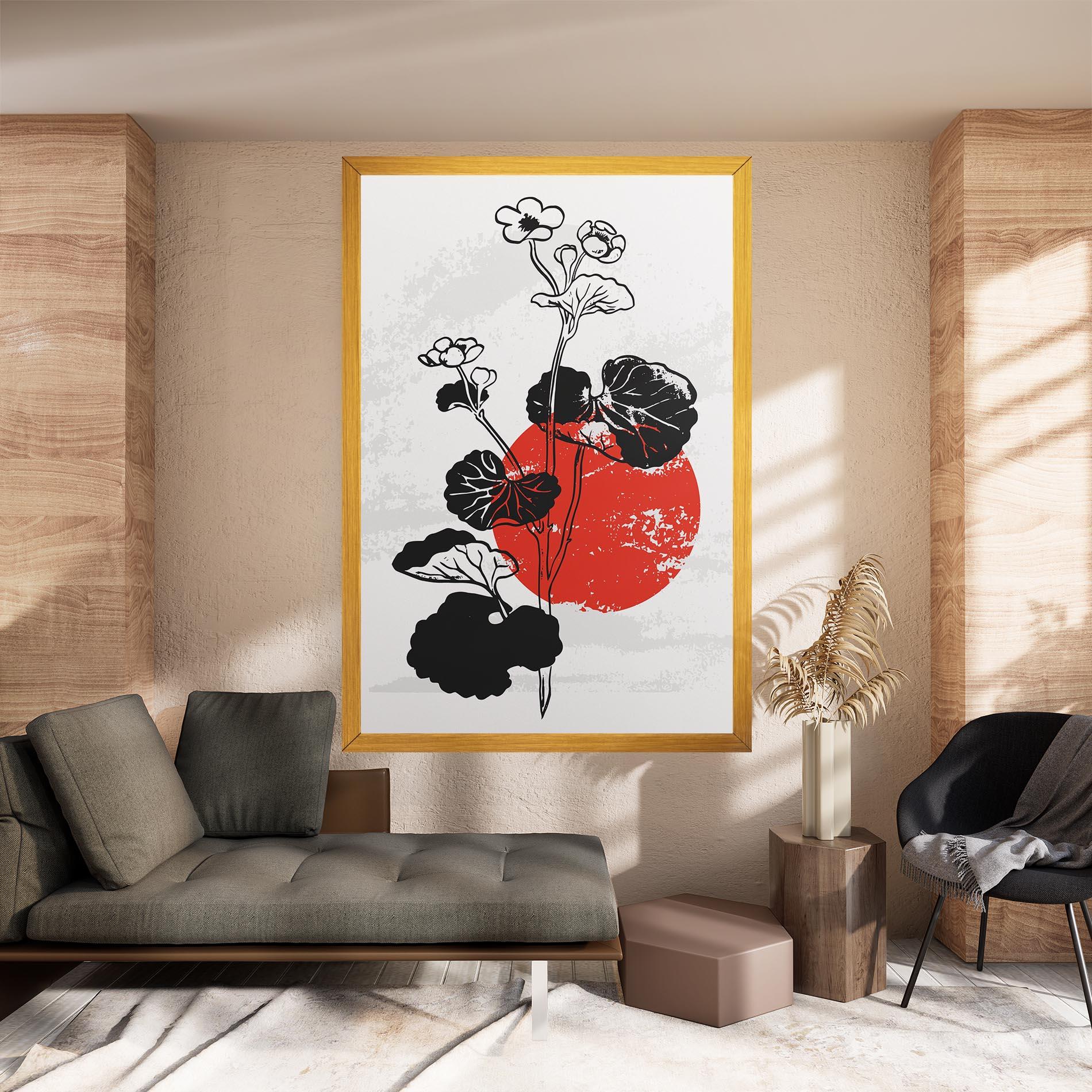 Leinwandbild Japan Plant Art mockup 8