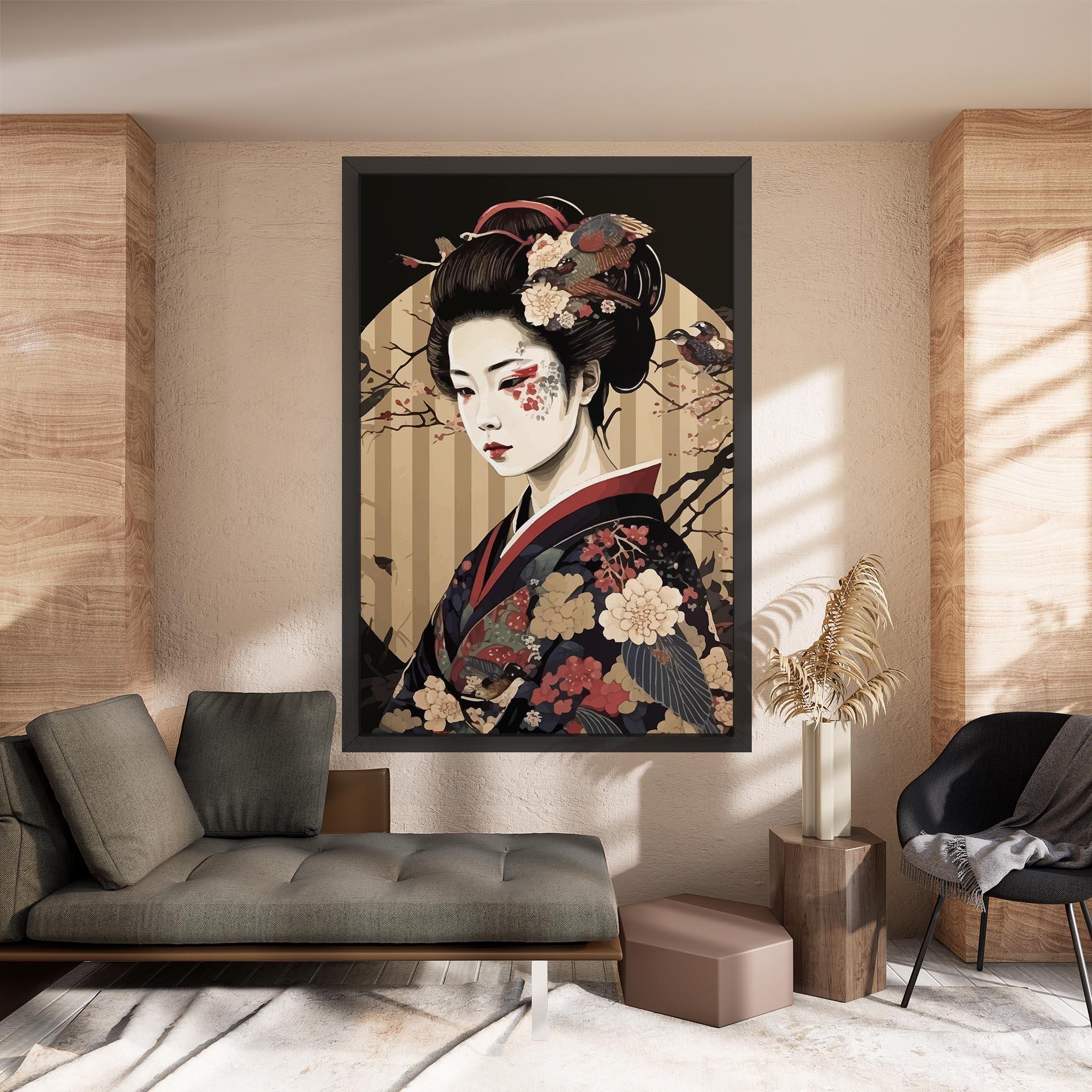 Leinwandbild Asiatic Lady mockup 8