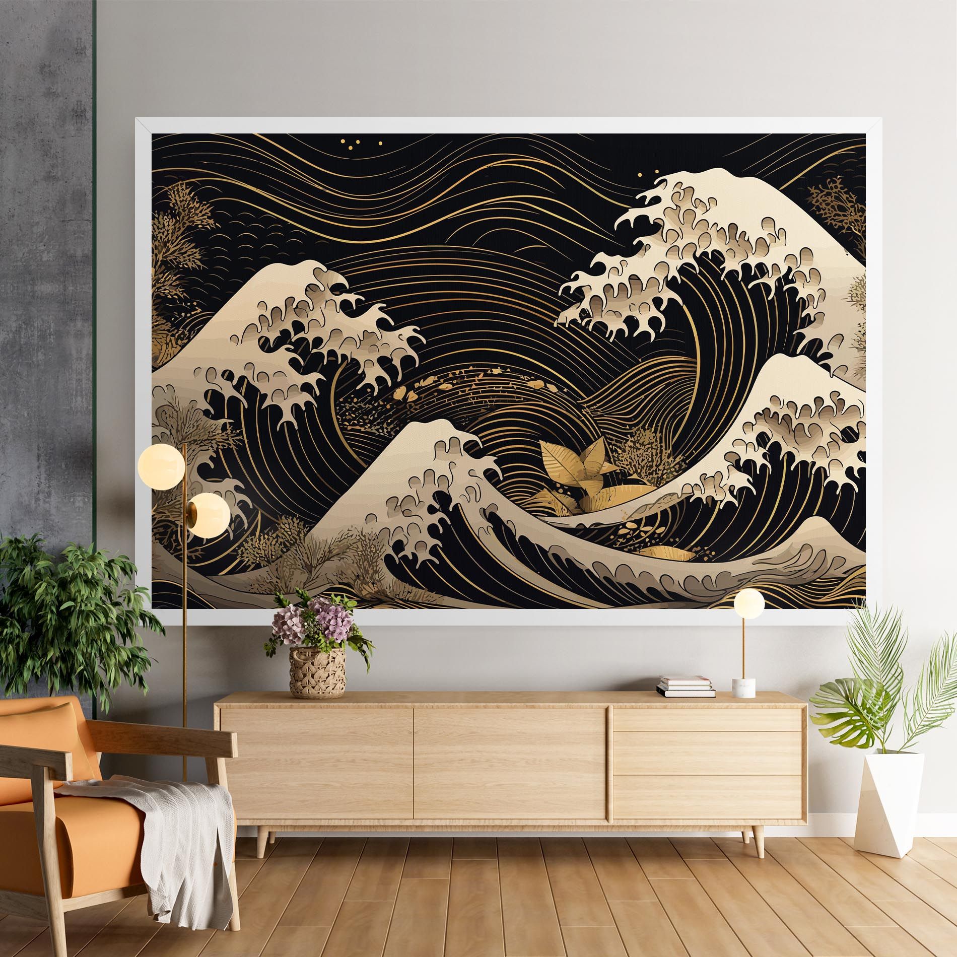 Asiatic Gold Wave mockup 9