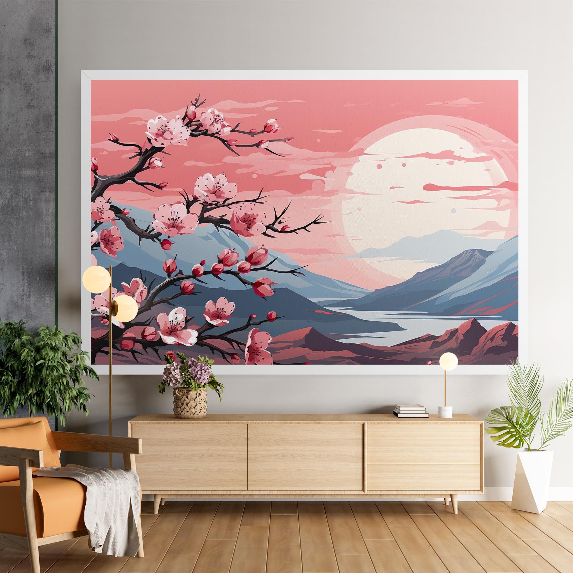Chinese Cherry Blossoms mockup 9