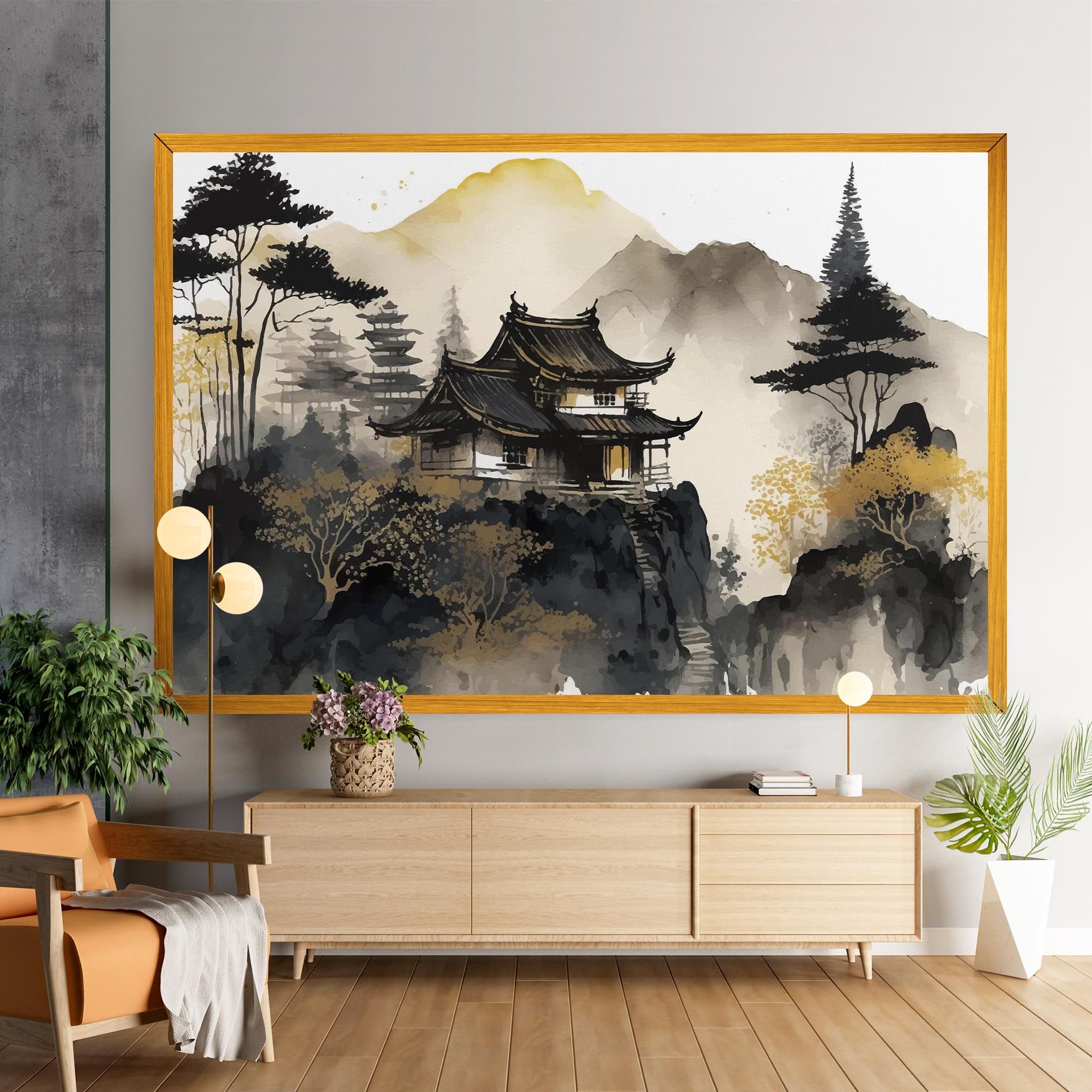 Japanese Temple mockup 9