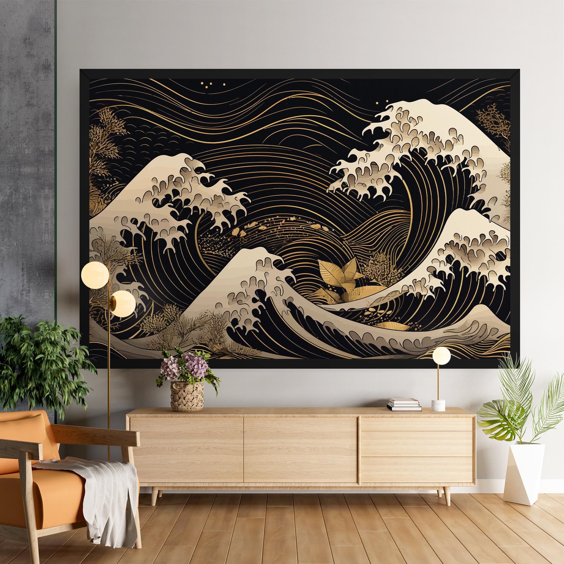 Asiatic Gold Wave mockup 9