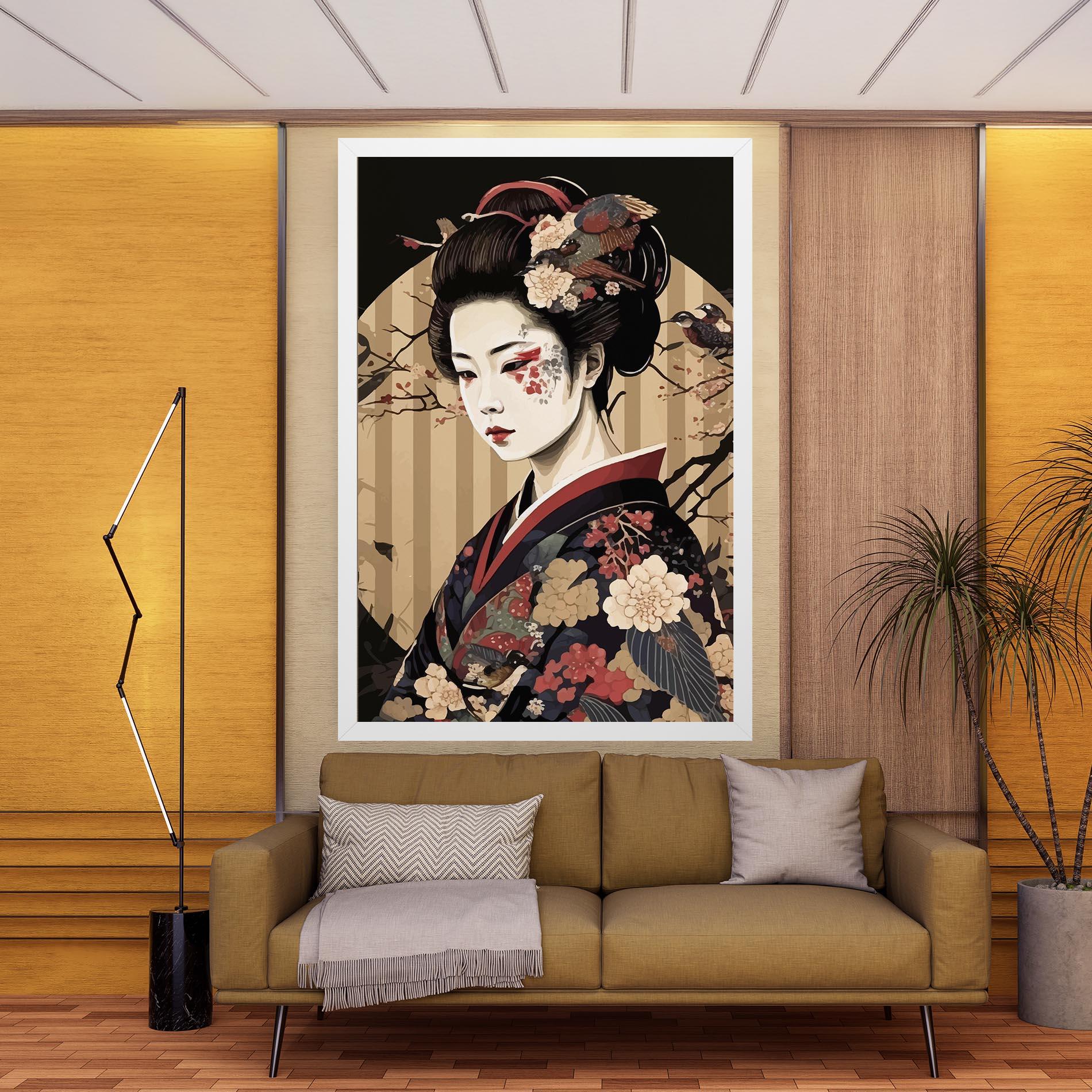 Leinwandbild Asiatic Lady mockup 9