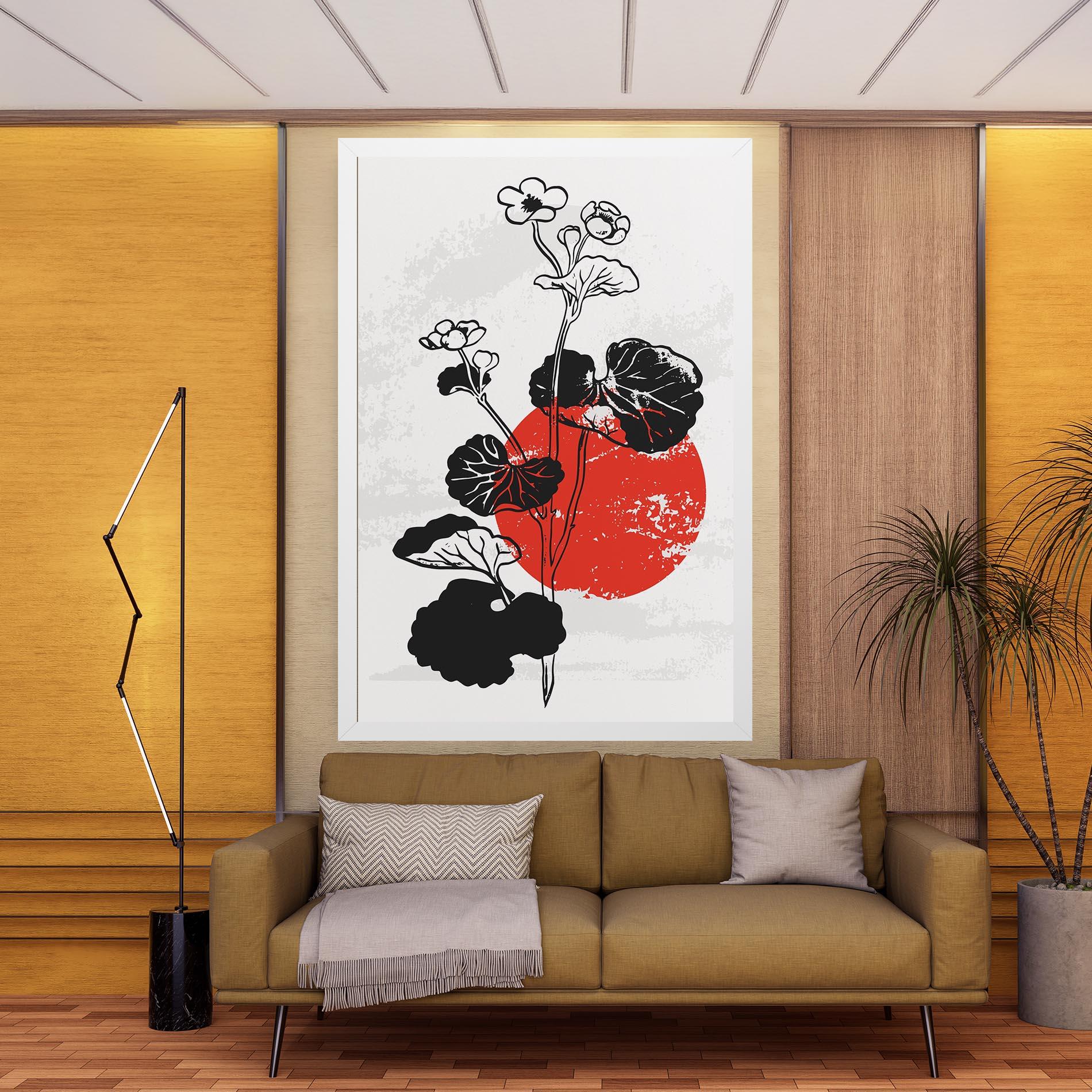 Leinwandbild Japan Plant Art mockup 9