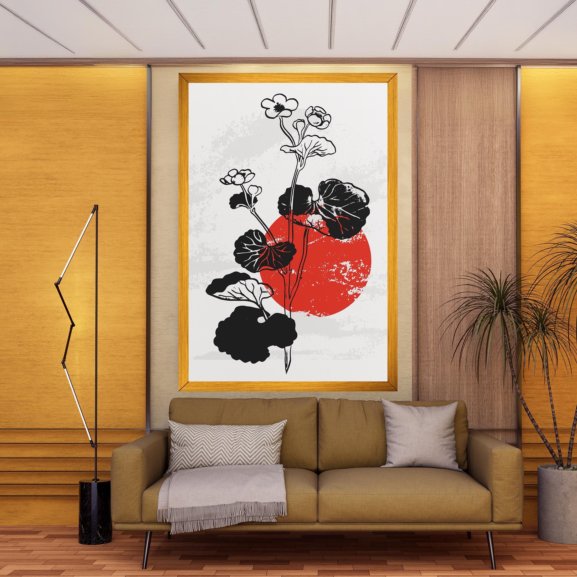 Leinwandbild Japan Plant Art mockup 9