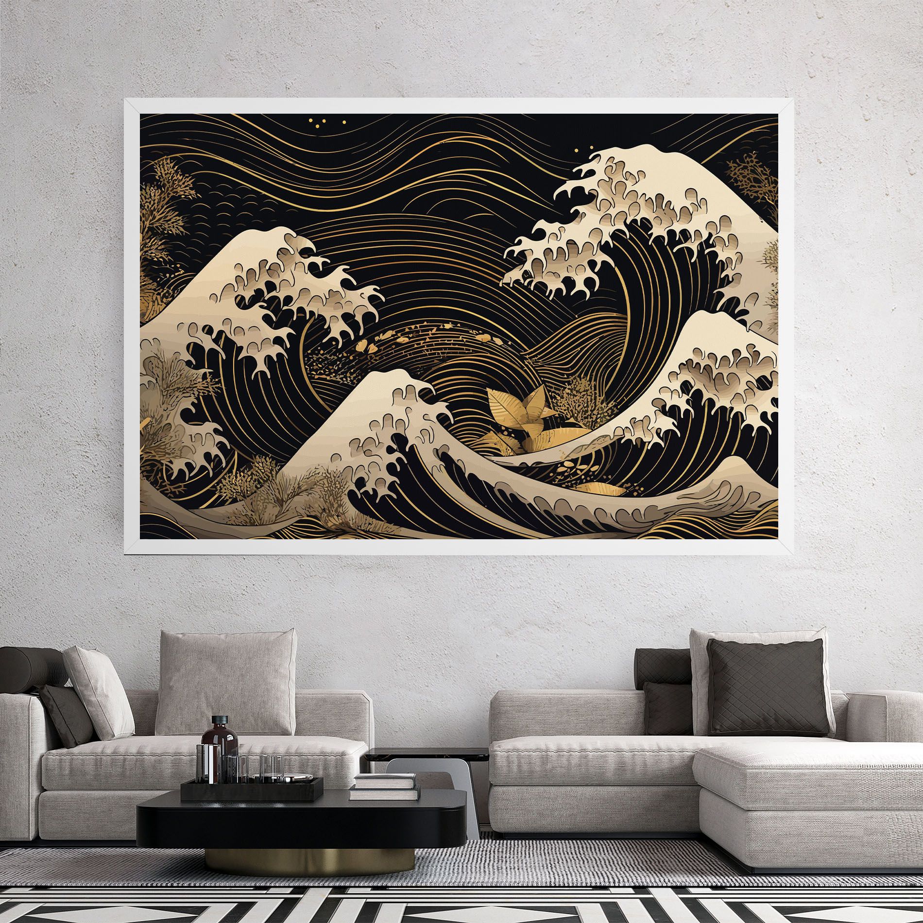 Asiatic Gold Wave mockup 2