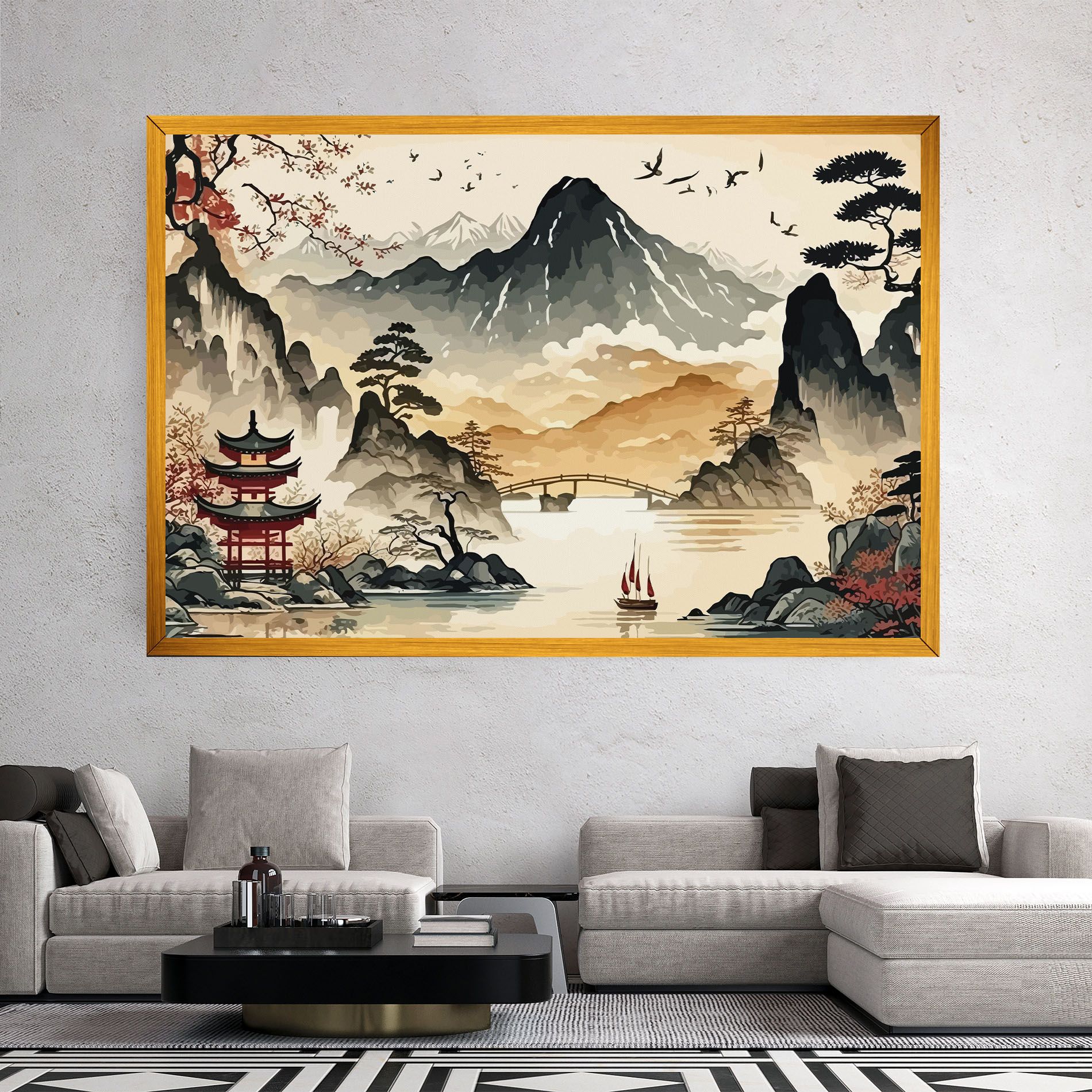 Asian Mountain View mockup 2