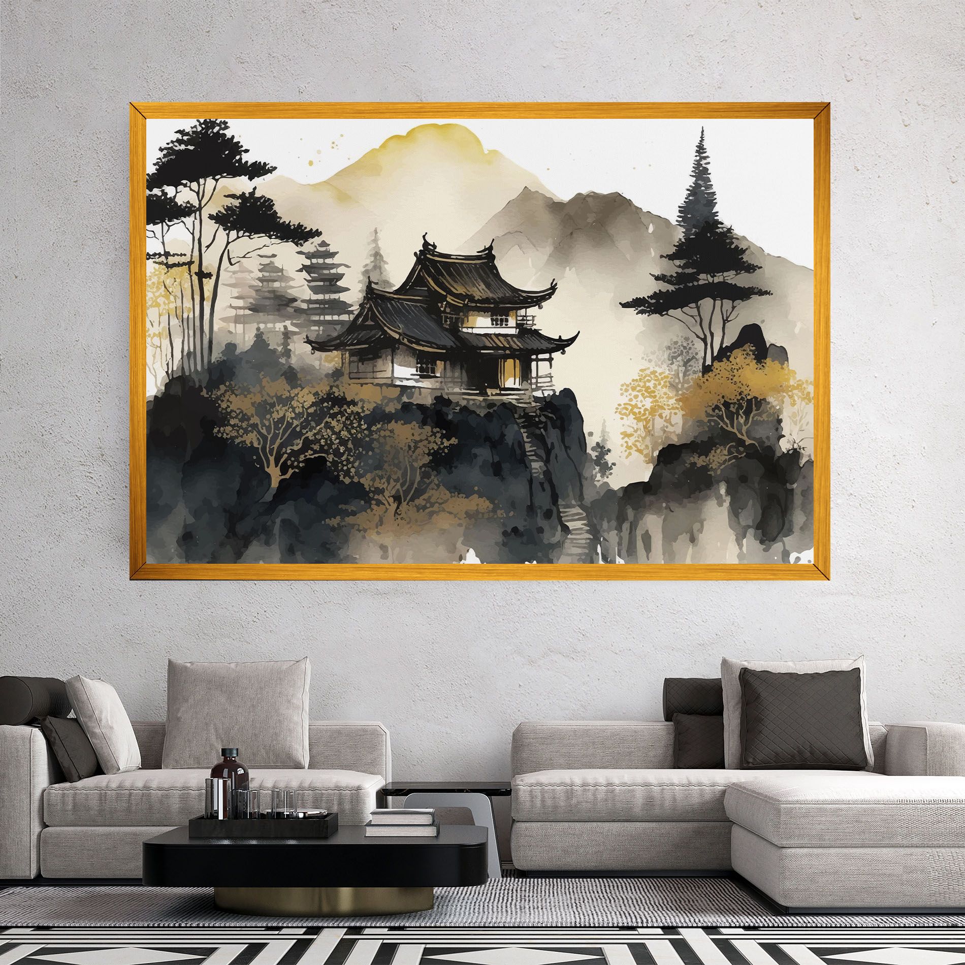 Japanese Temple mockup 2