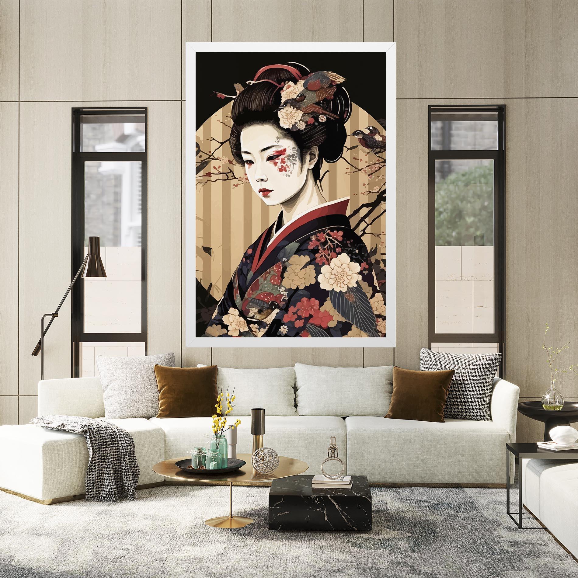 Leinwandbild Asiatic Lady mockup 2