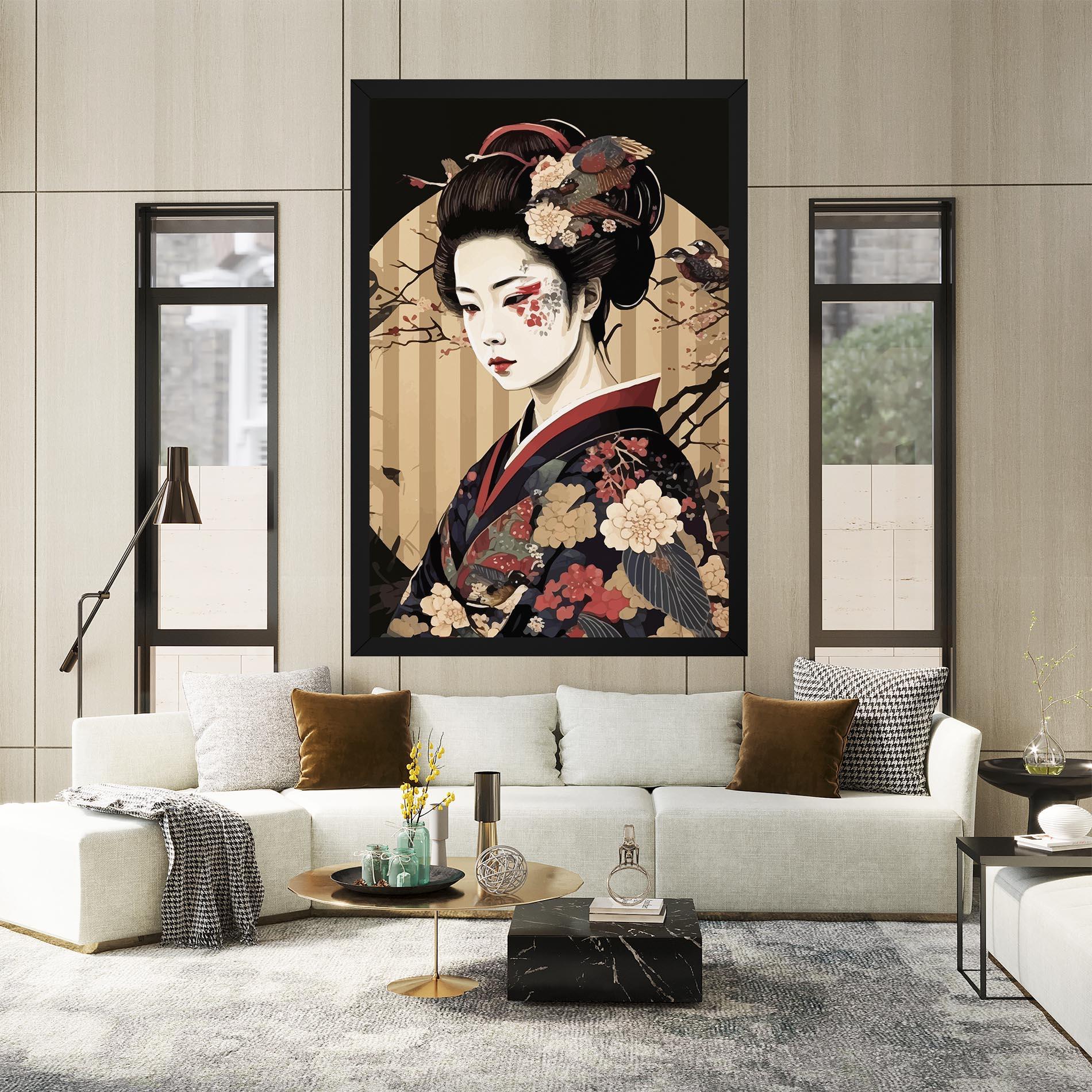 Leinwandbild Asiatic Lady mockup 2