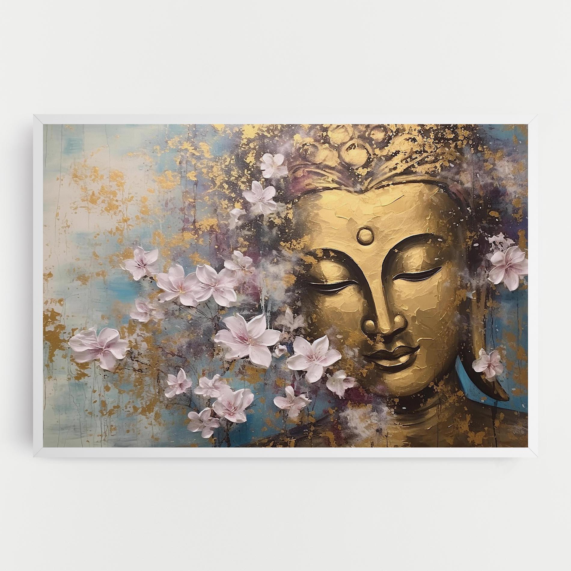 Leinwandbild Abstract Buddha Plants mockup 0