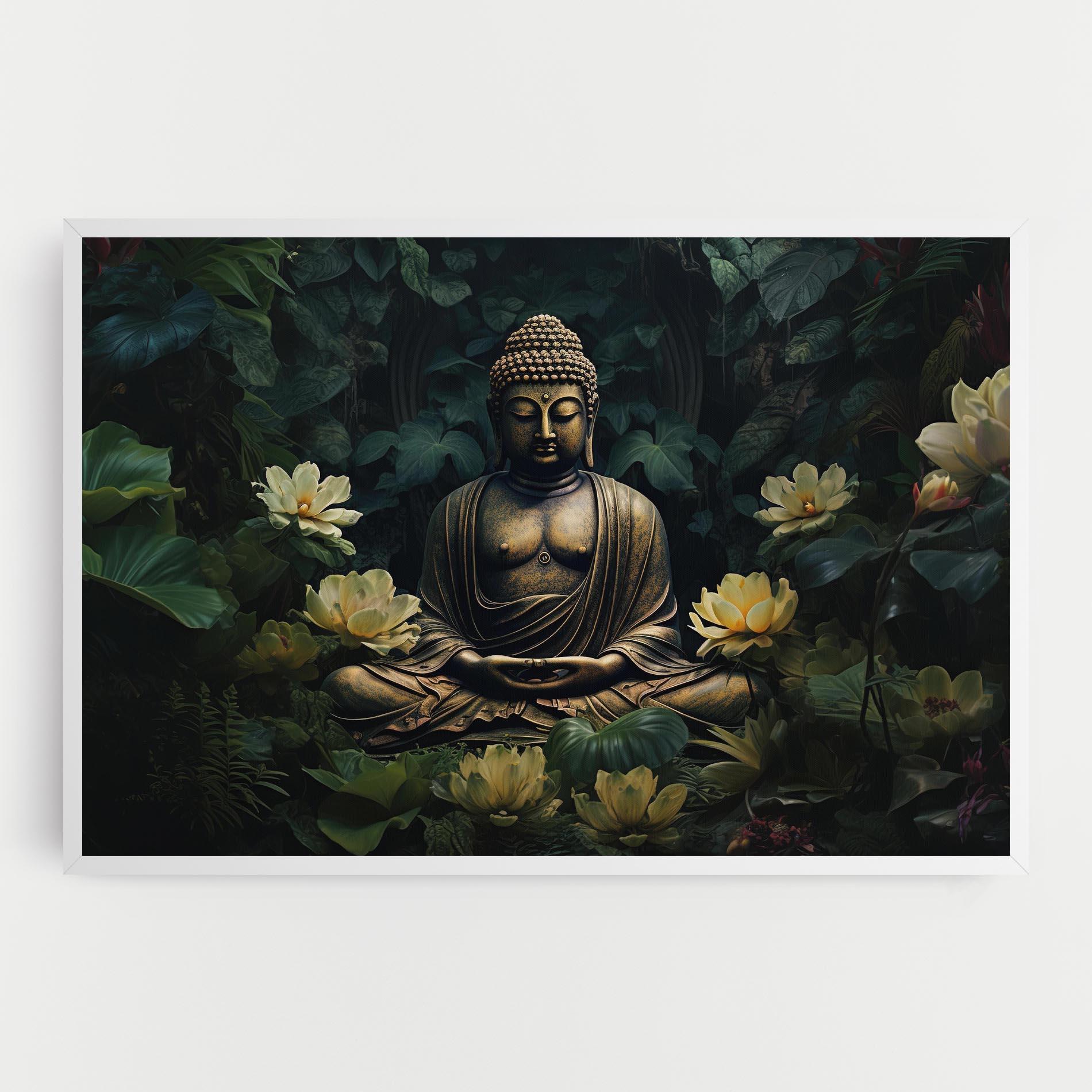 Leinwandbild Calm Buddha Art mockup 0