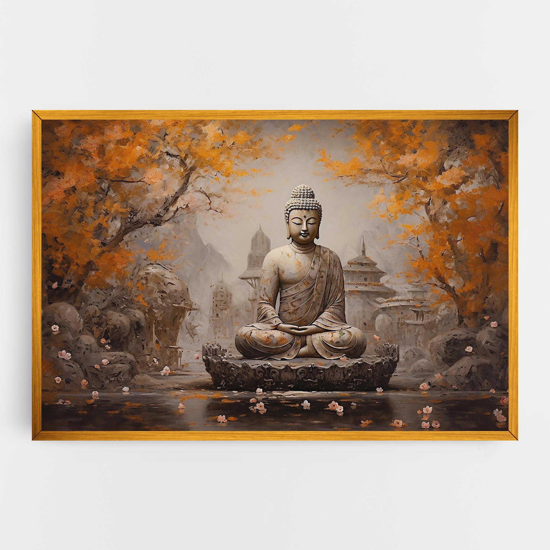 Leinwandbild Beautiful Buddha Art mockup 0