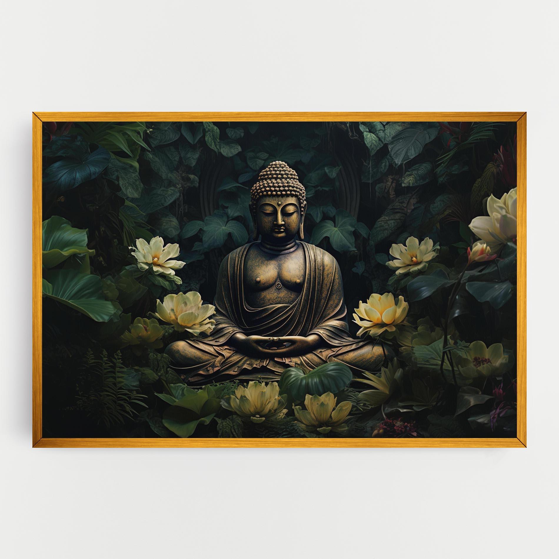 Leinwandbild Calm Buddha Art mockup 0