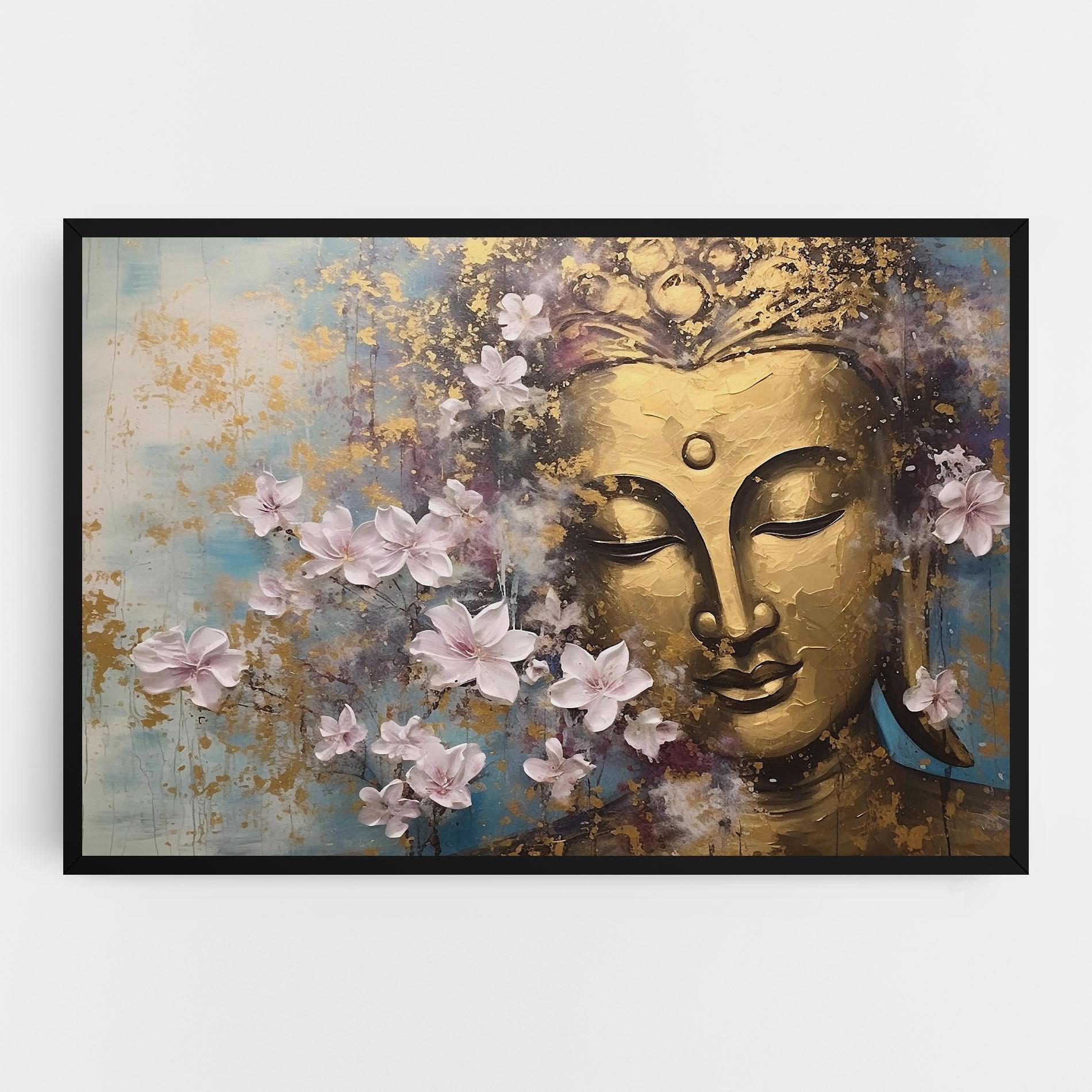 Leinwandbild Abstract Buddha Plants mockup 0