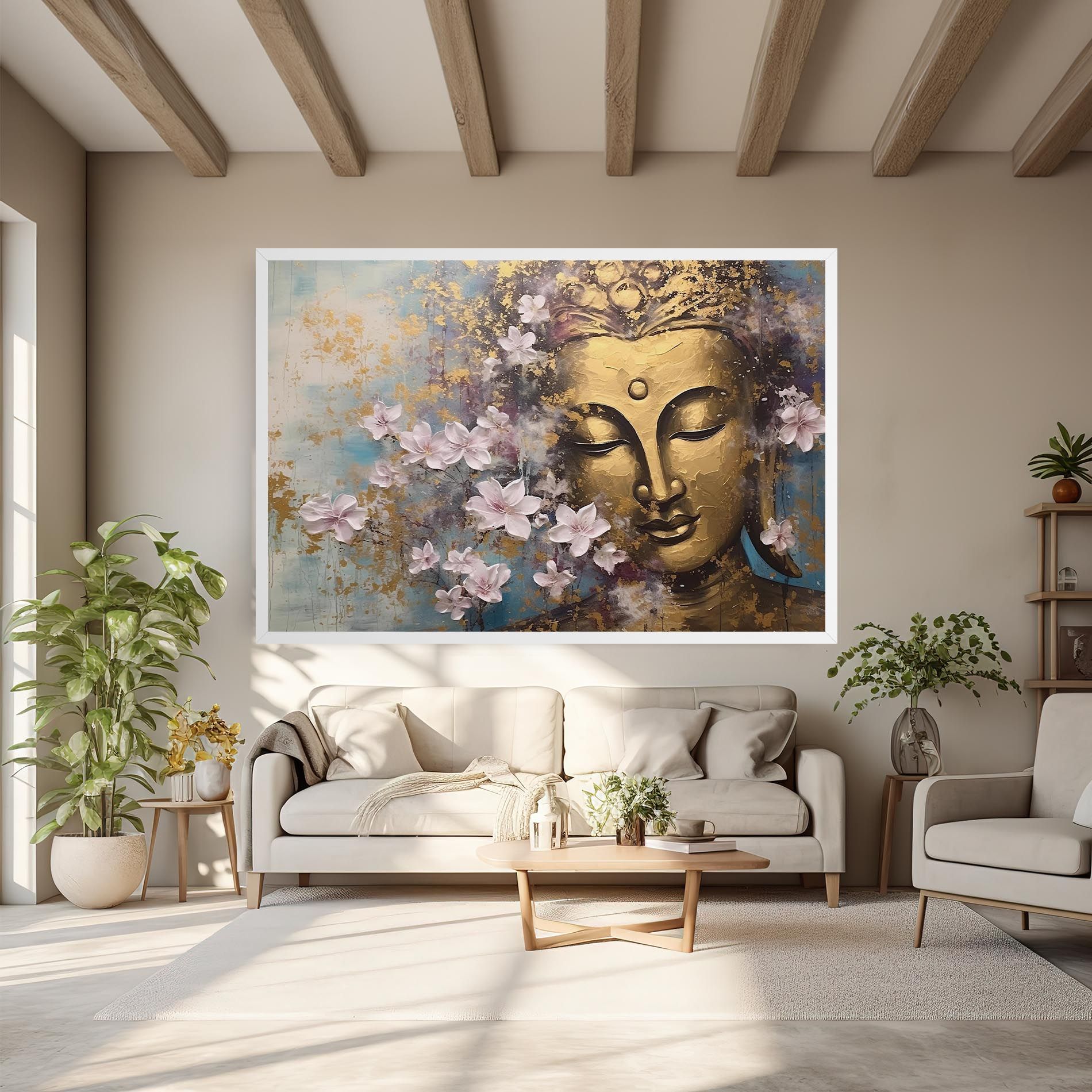 Abstract Buddha Plants mockup 6