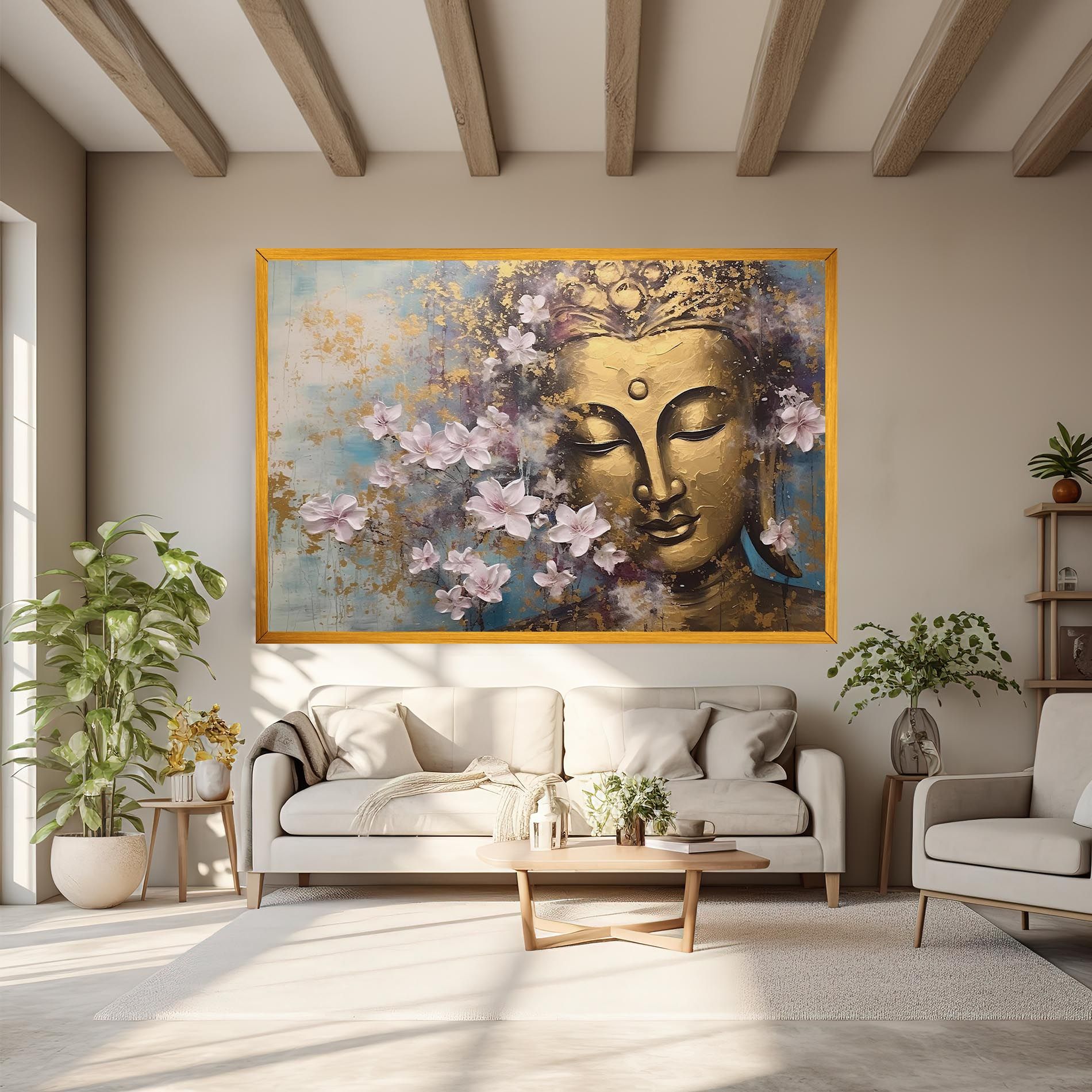 Abstract Buddha Plants mockup 6