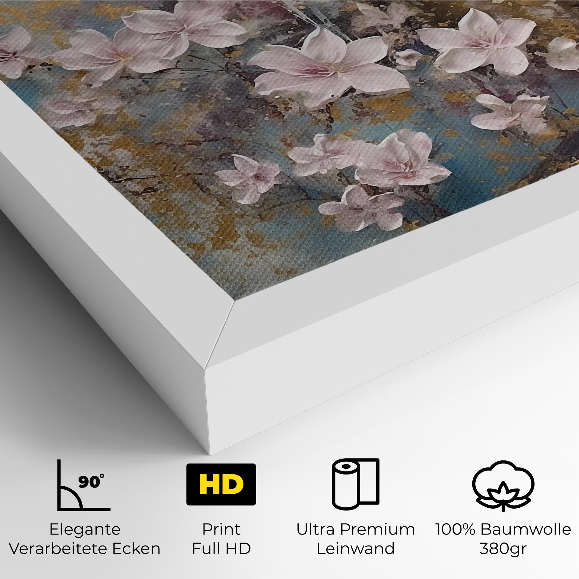 Leinwandbild Abstract Buddha Plants mockup 4