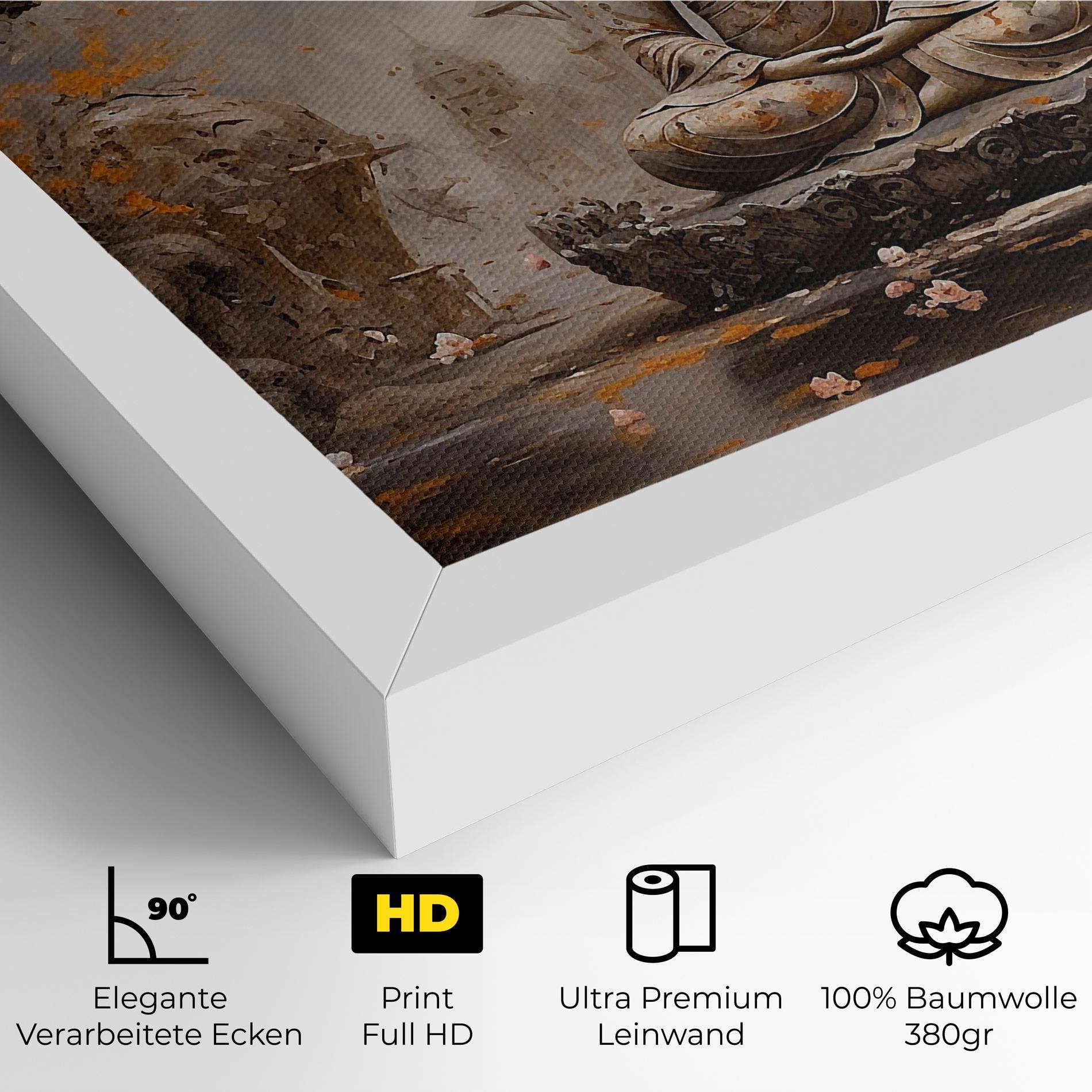 Leinwandbild Beautiful Buddha Art mockup 4