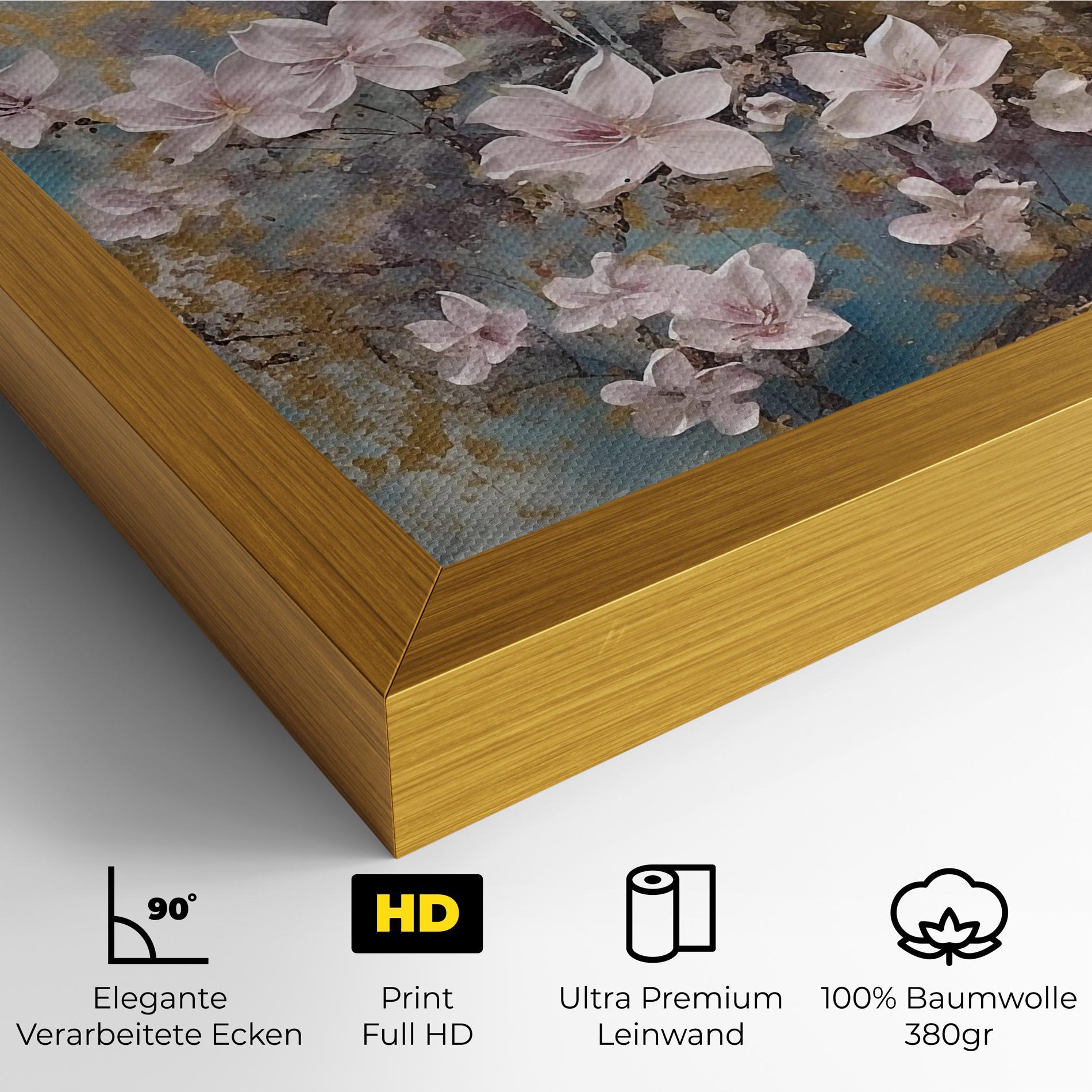 Leinwandbild Abstract Buddha Plants mockup 4