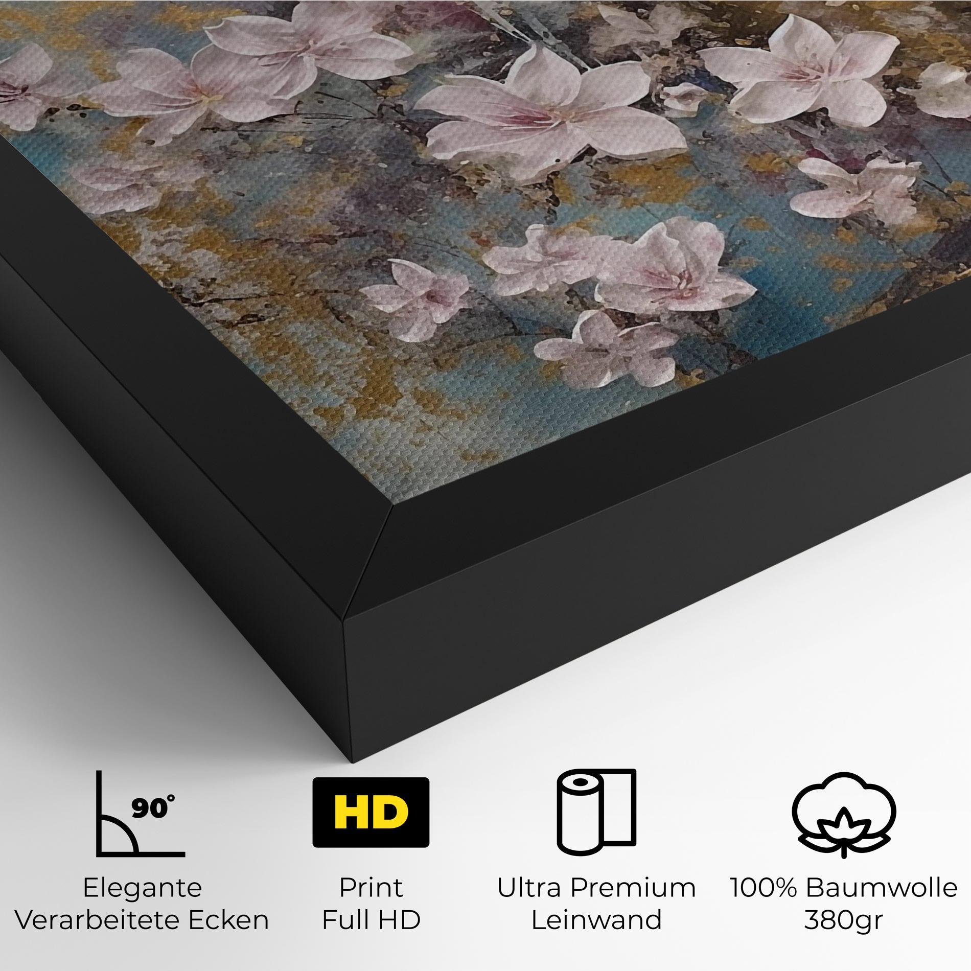 Leinwandbild Abstract Buddha Plants mockup 4