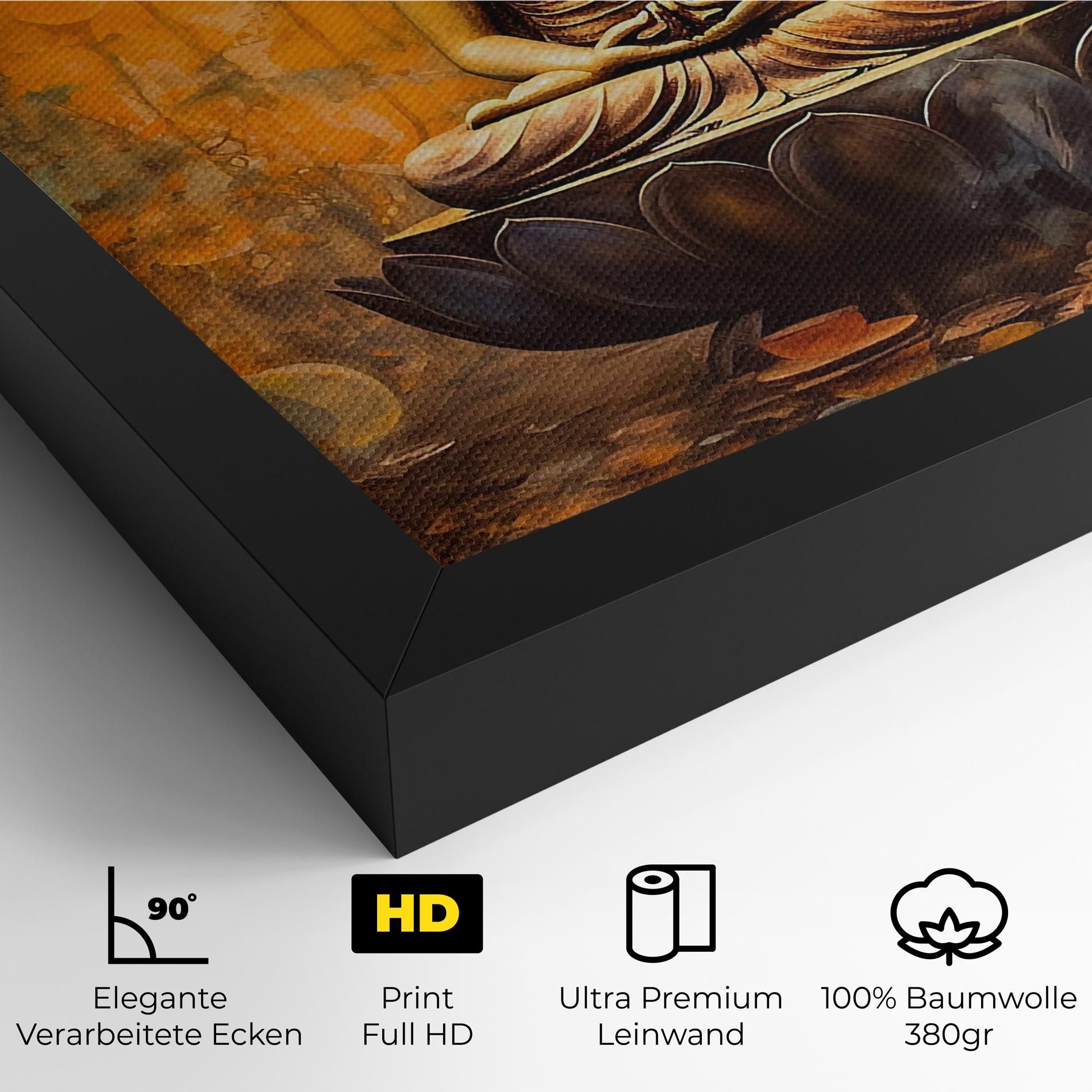 Buddha Floating Art mockup 4