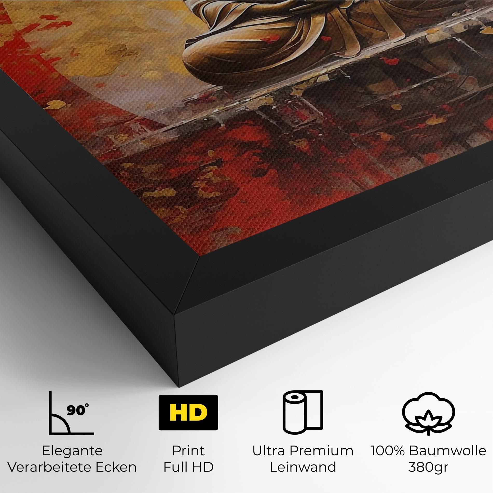 Gold Circle Buddha mockup 4