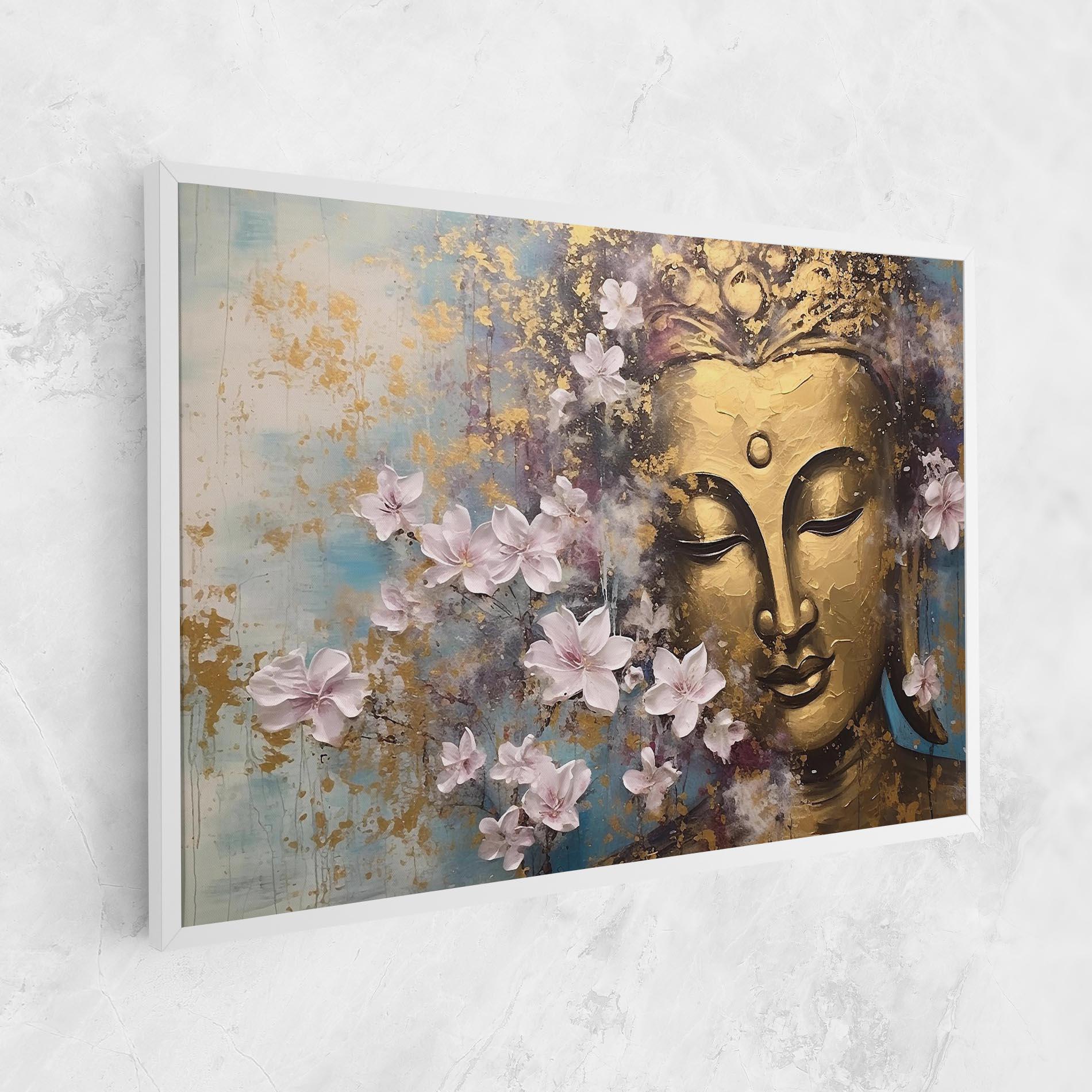 Leinwandbild Abstract Buddha Plants mockup 1