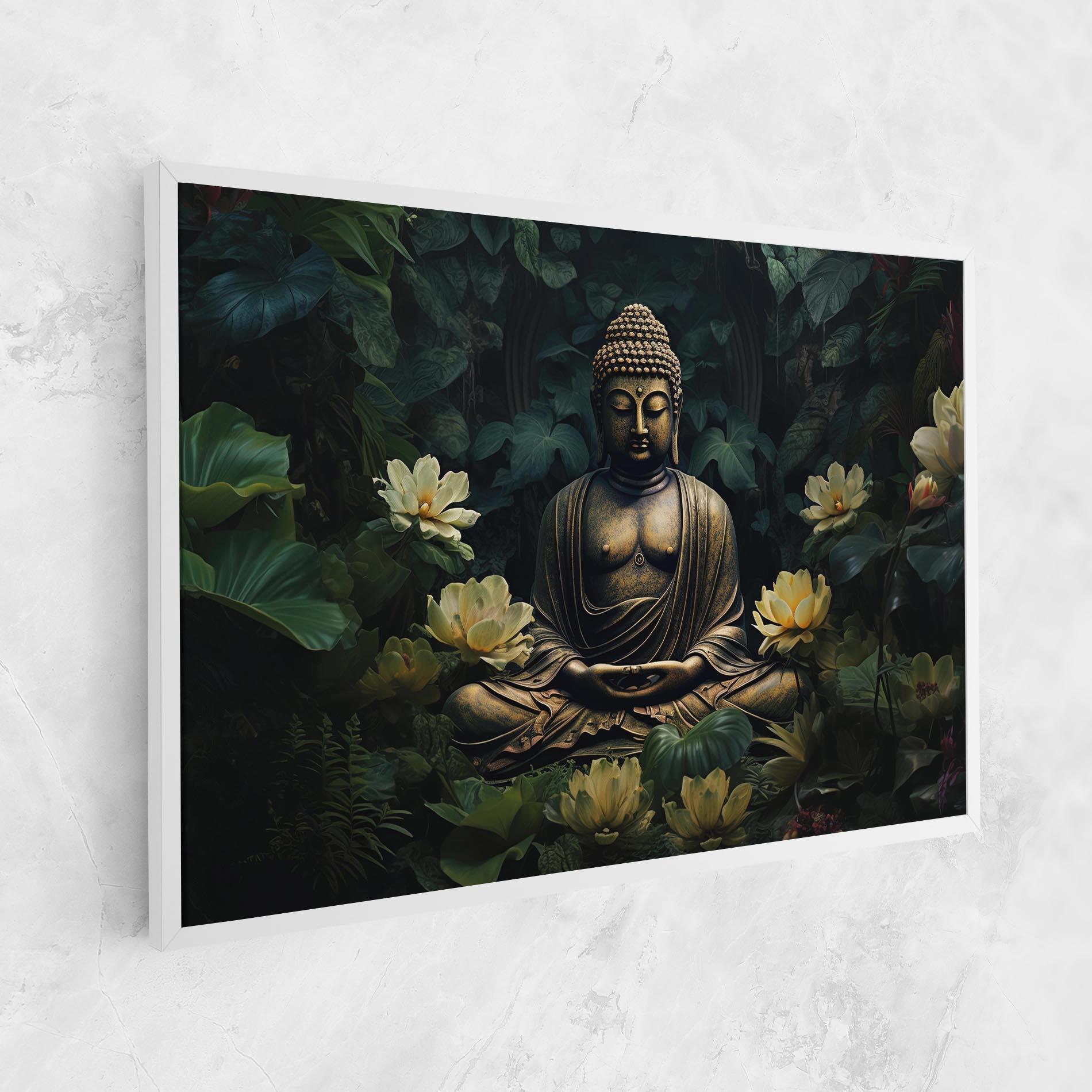 Leinwandbild Calm Buddha Art mockup 1