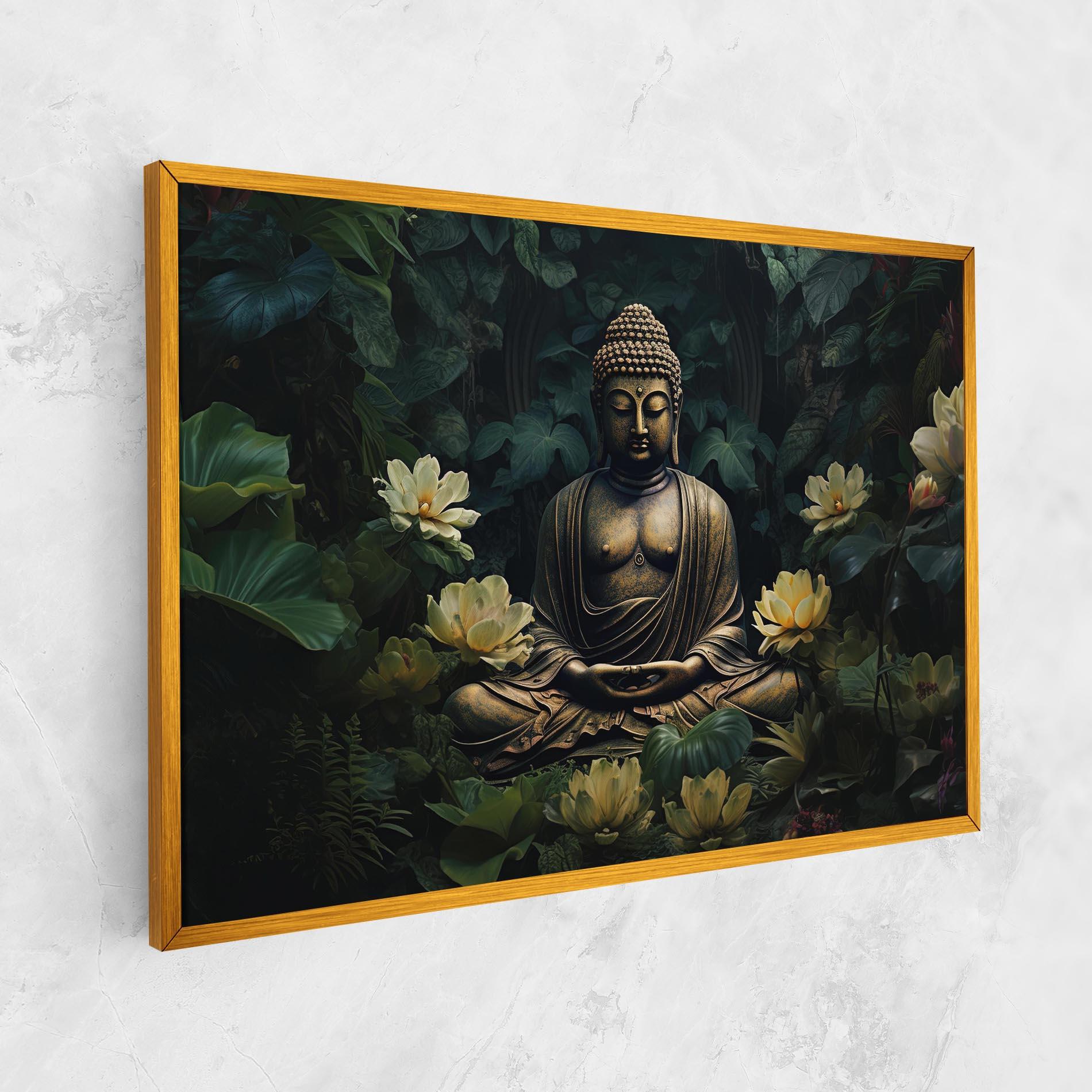 Leinwandbild Calm Buddha Art mockup 1