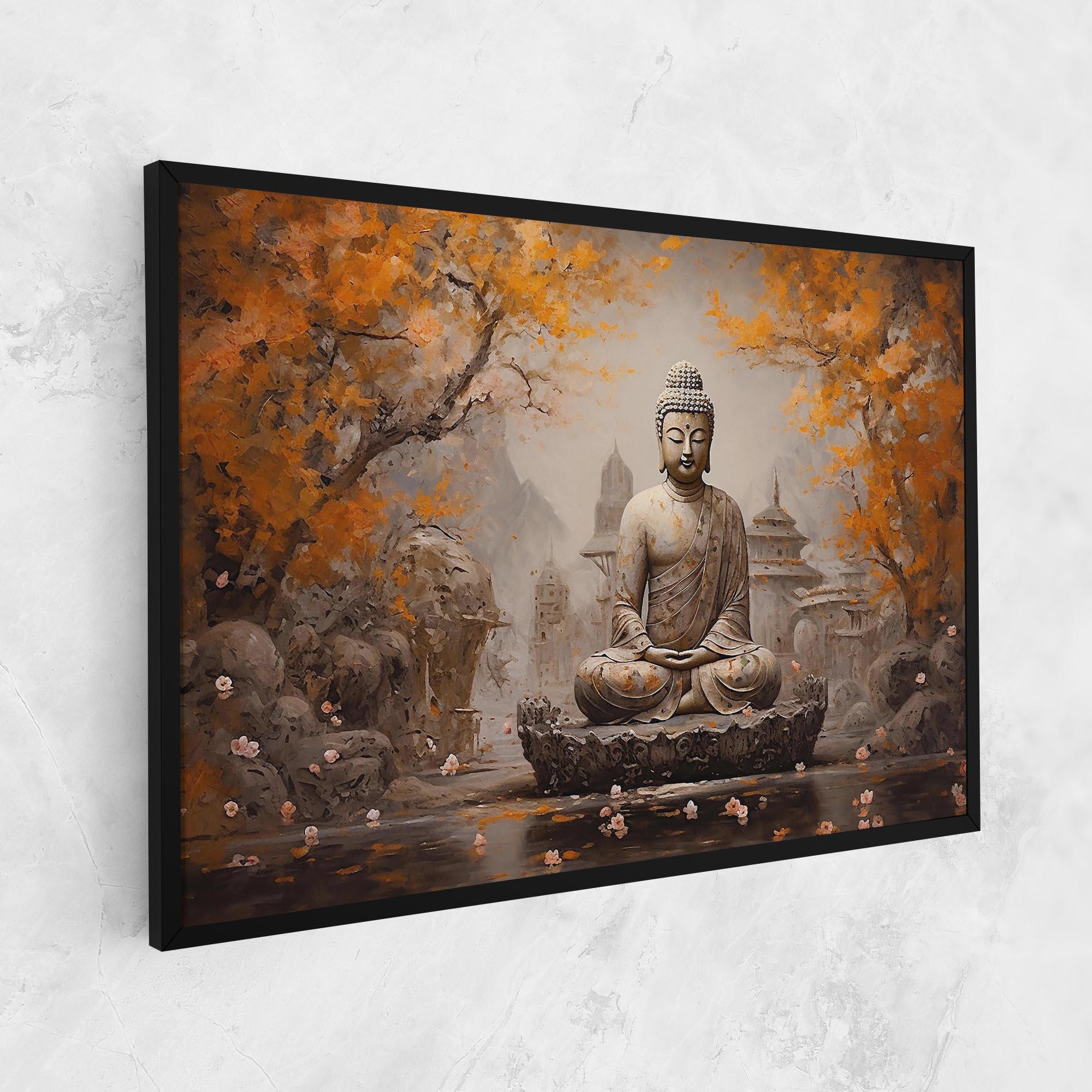 Leinwandbild Beautiful Buddha Art mockup 1