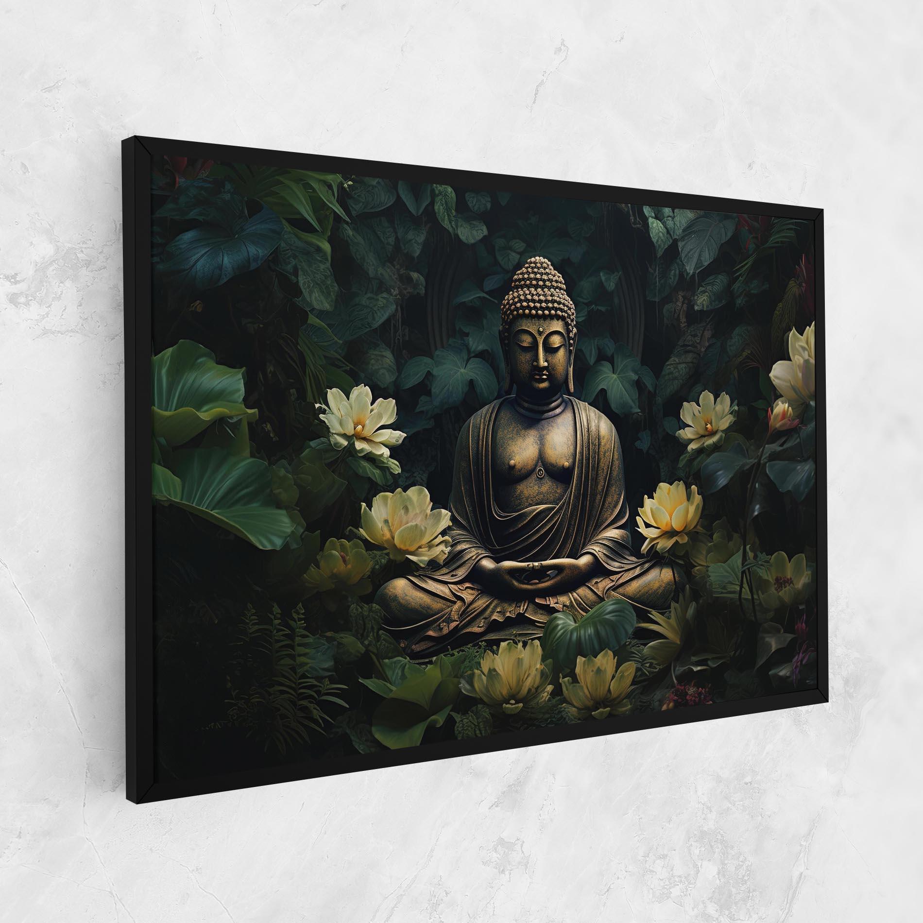 Leinwandbild Calm Buddha Art mockup 1