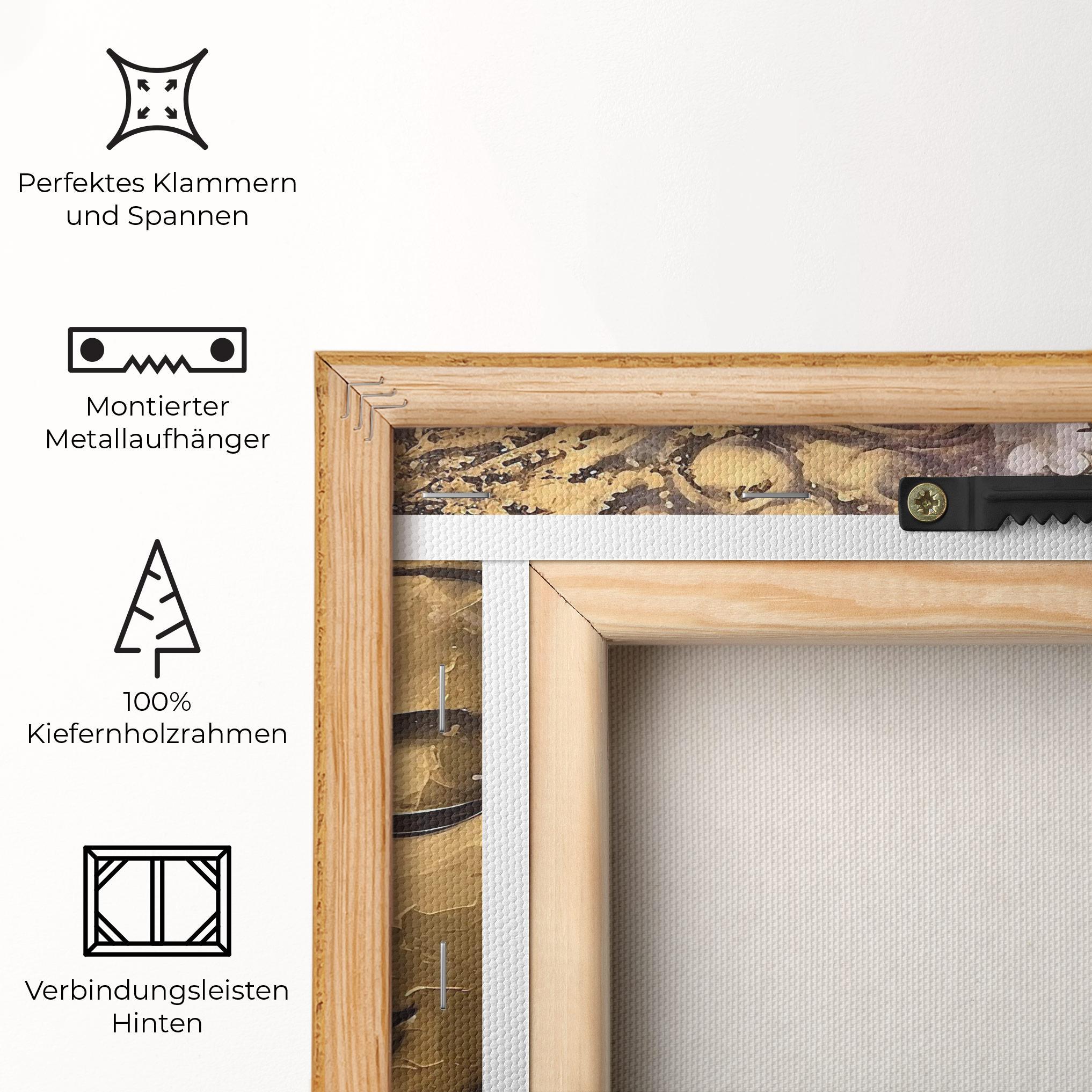 Leinwandbild Abstract Buddha Plants mockup 5