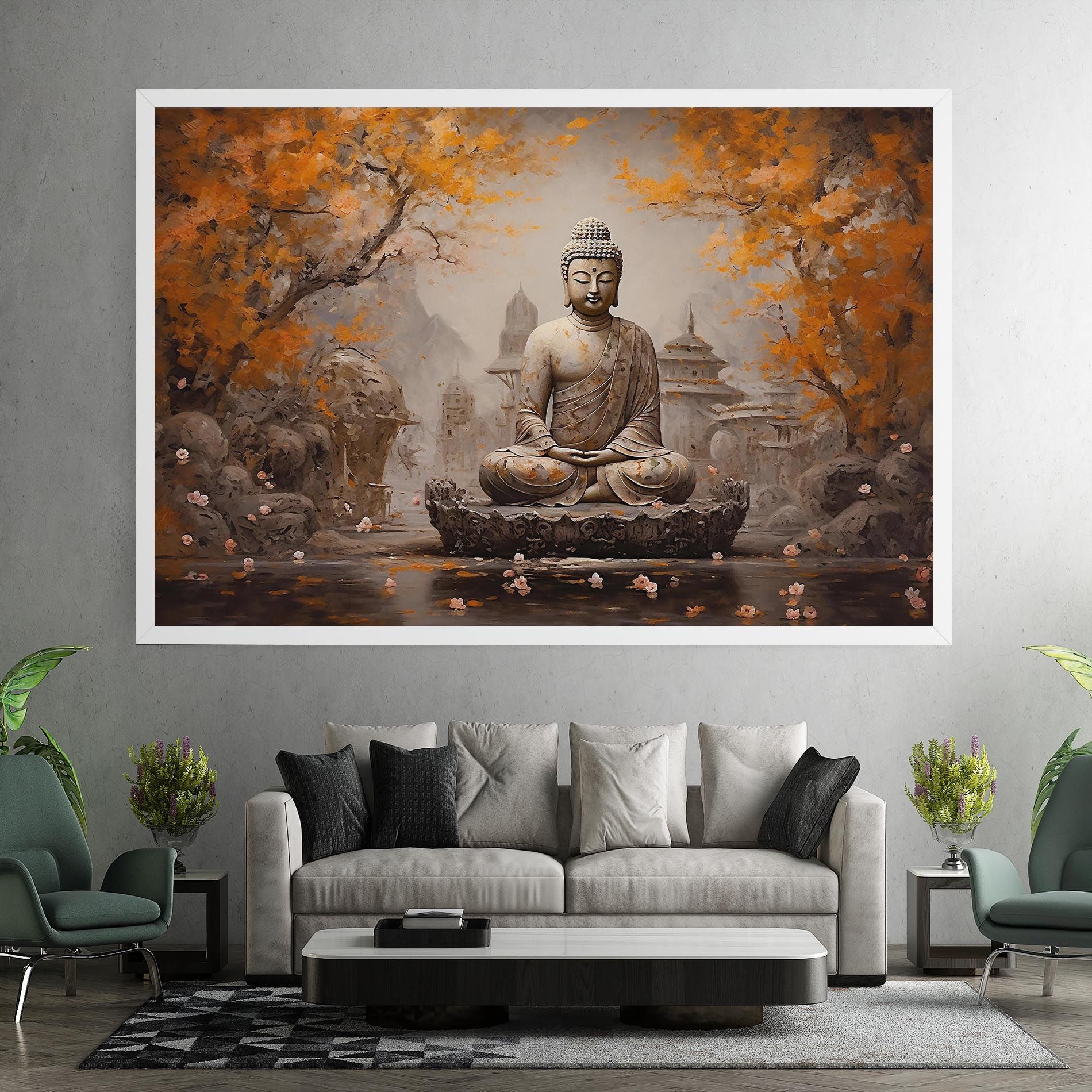Beautiful Buddha Art mockup 7