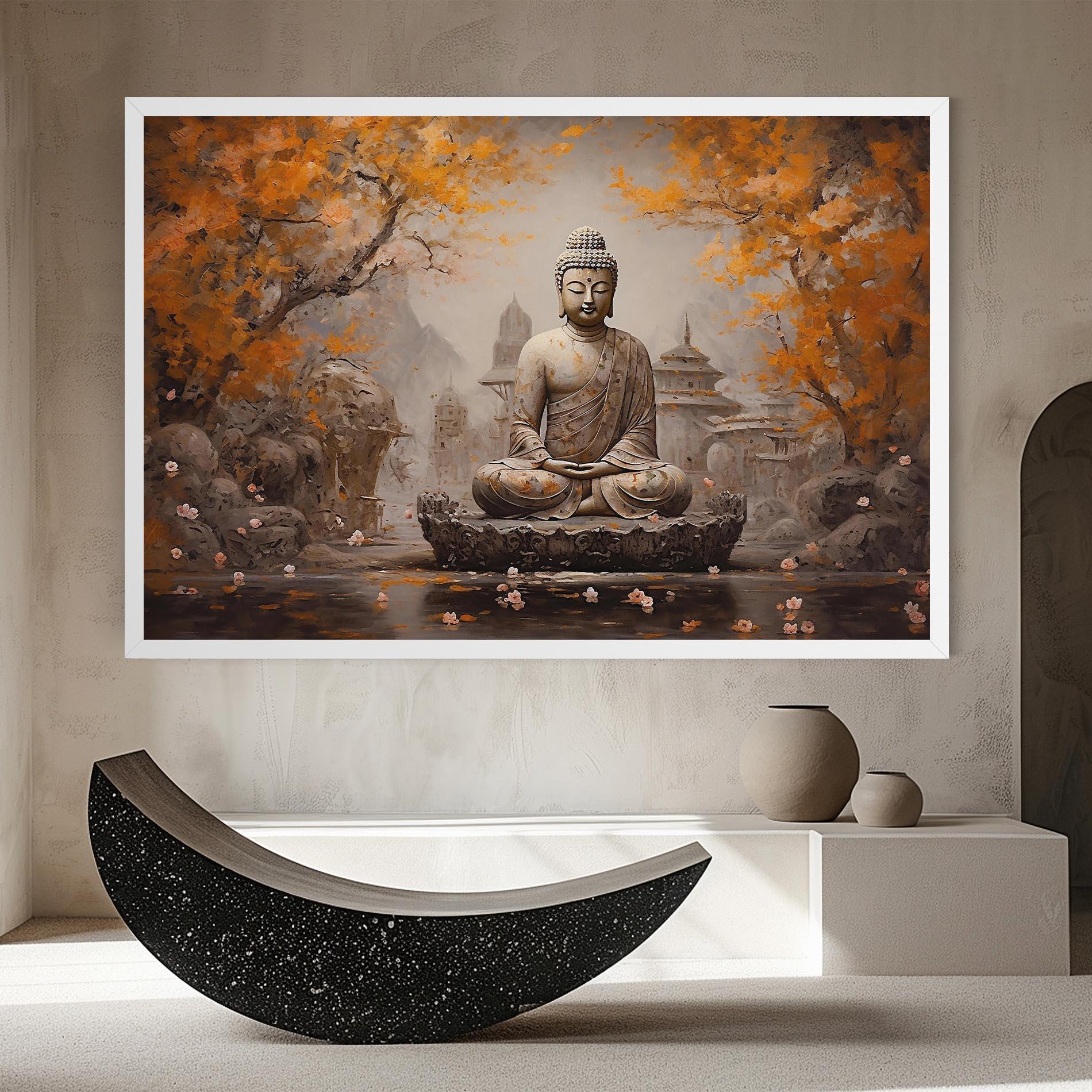 Leinwandbild Beautiful Buddha Art mockup 8