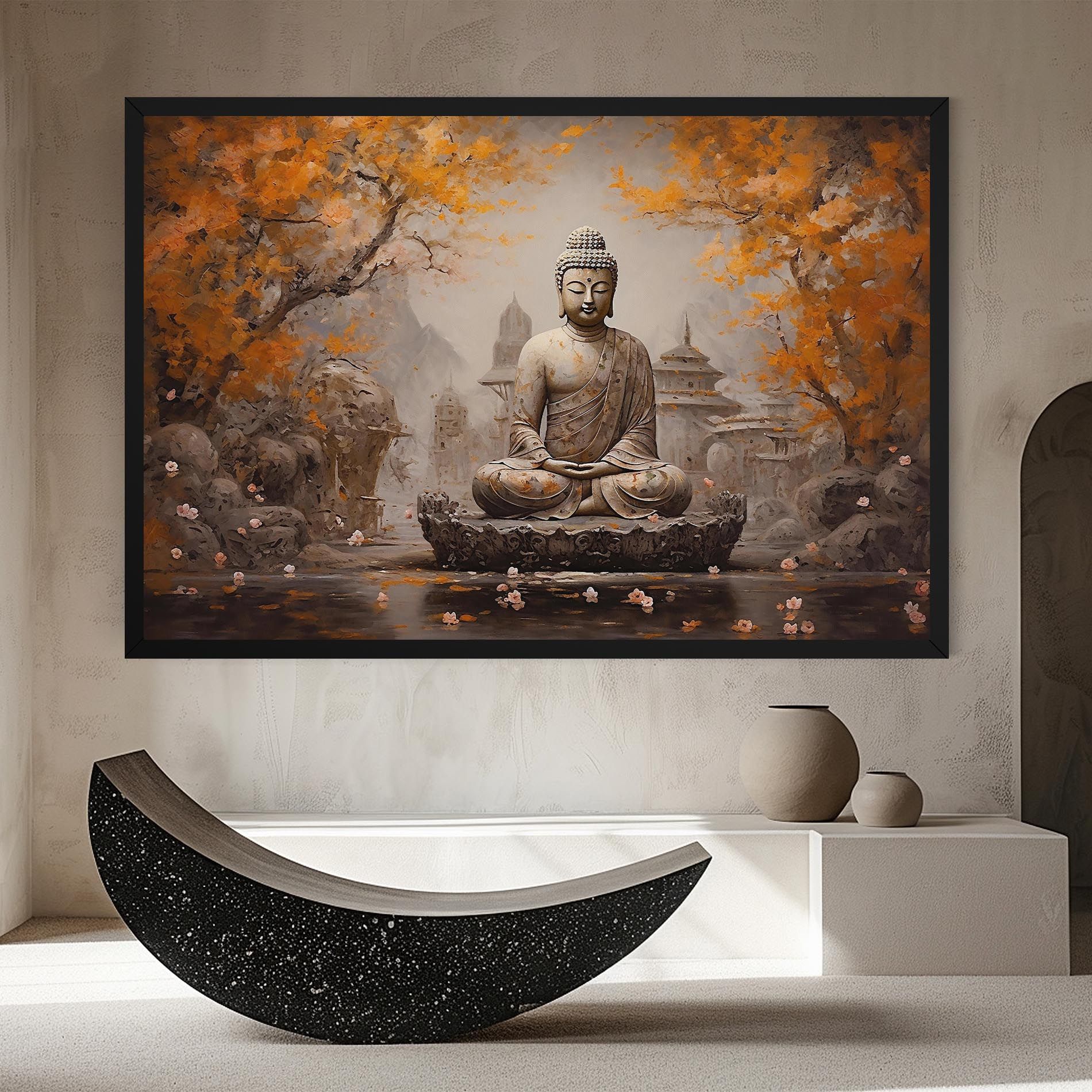 Beautiful Buddha Art mockup 8
