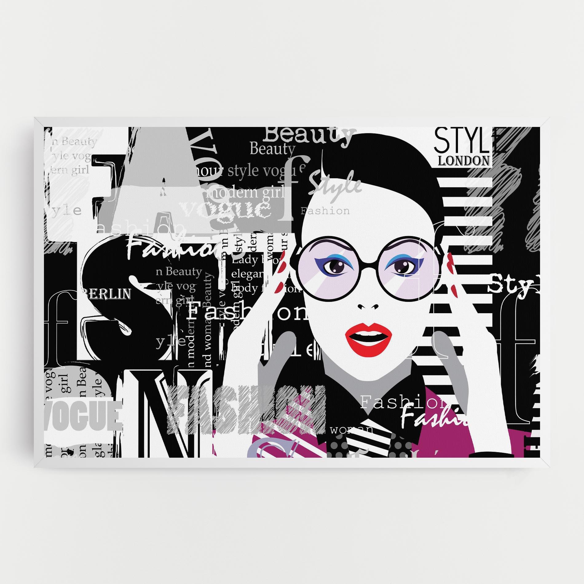 Leinwandbild Fashion Collage mockup 0