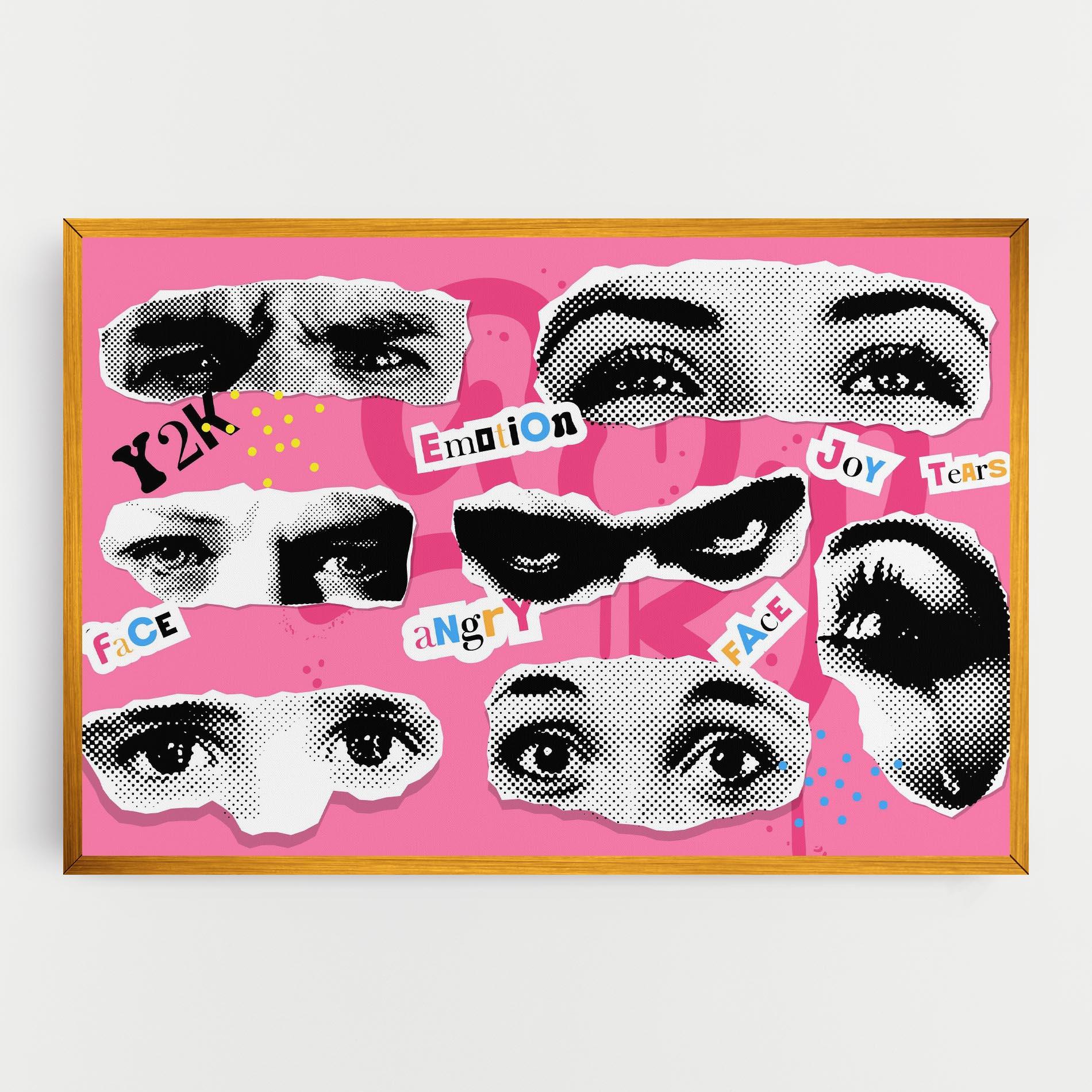 Leinwandbild Eye Type mockup 0