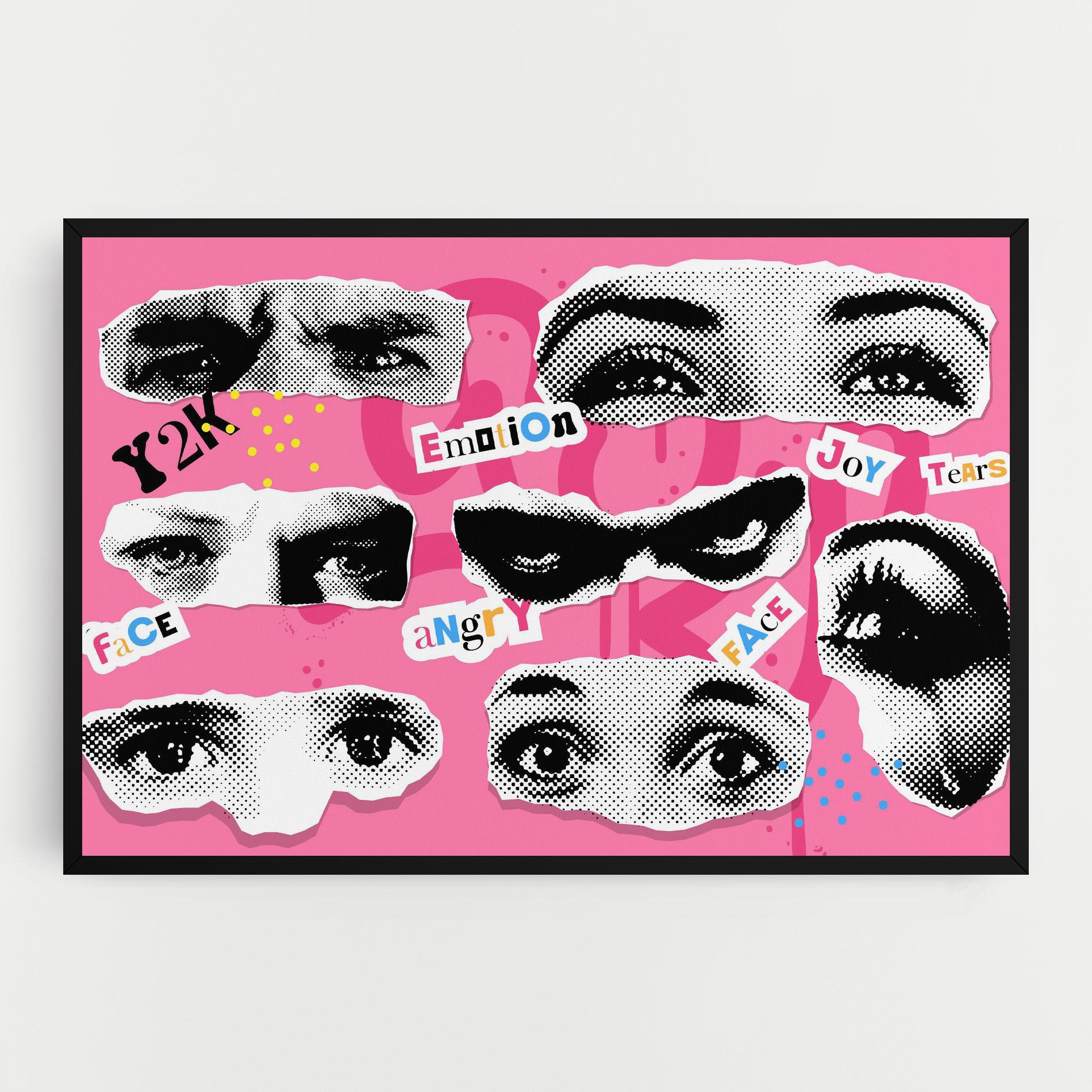 Leinwandbild Eye Type mockup 0