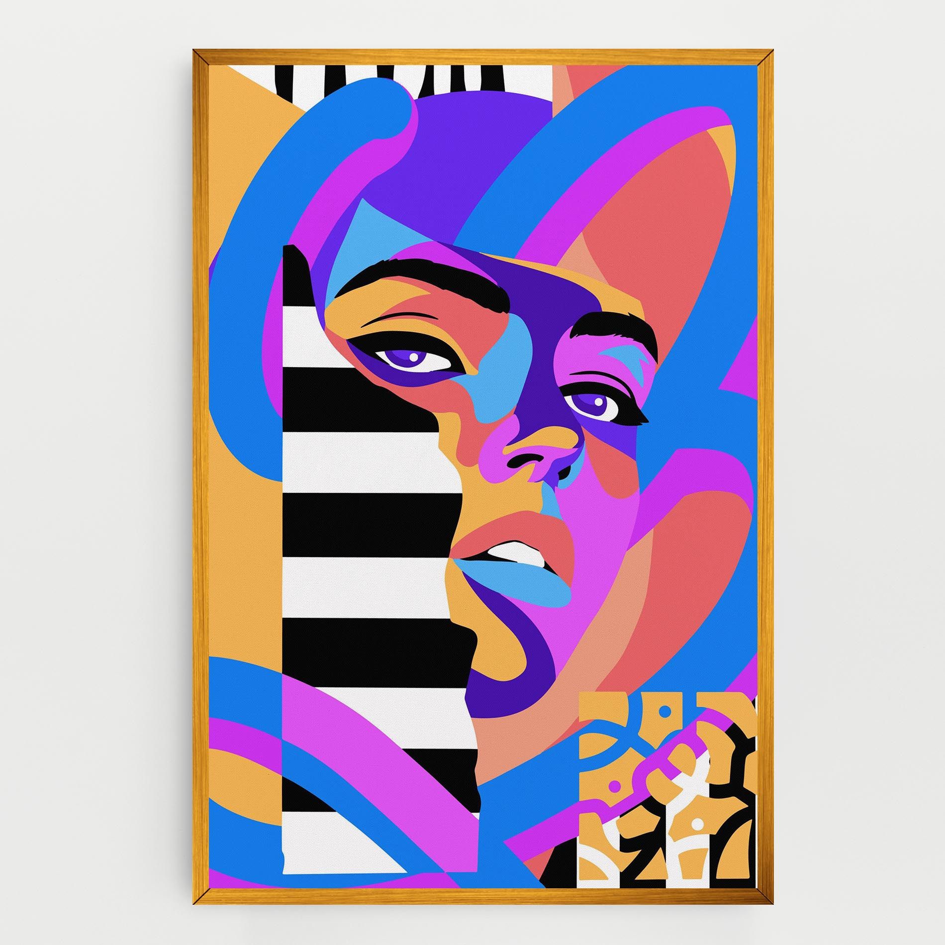Woman Art Face mockup 0